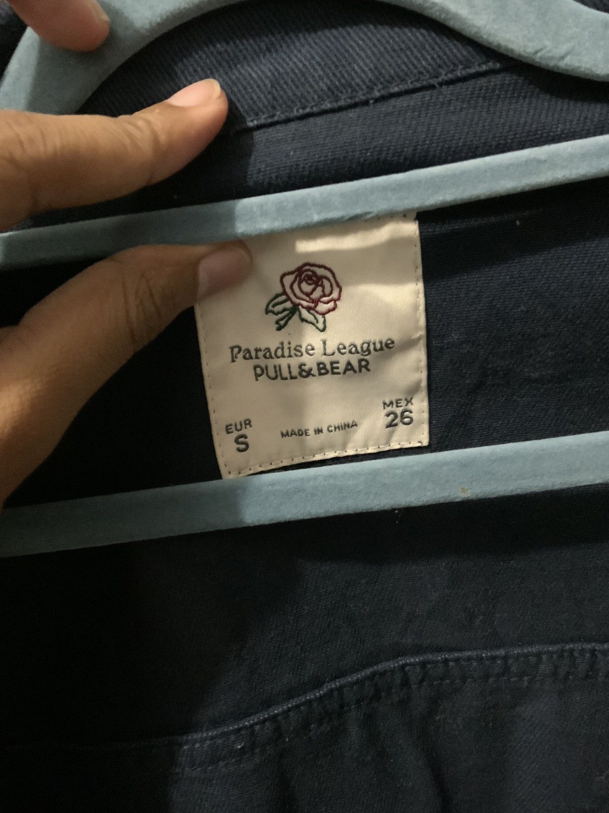 Pull & Bear Paradise League Pull & Bear Indigo Distressed Jacket Size US S / EU 44-46 / 1 - 9 Thumbnail
