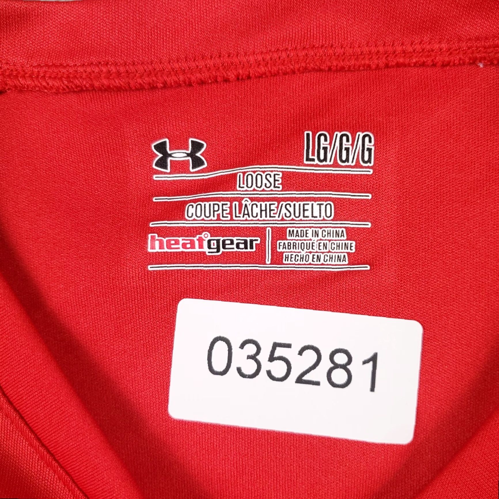 Under Armour Under Armour T Shirt Mens Large Red Active Wear Short Sleeve Crew Neck Pullover Regular Basic Sports Logo 90s? Size US L / EU 52-54 / 3 - 8 Thumbnail