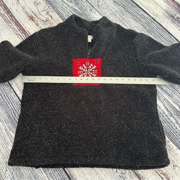 Vintage Vintage 2004 Christopher & Banks Chunky Teddy Fleece Pullove Size L / US 10 / IT 46 - 9 Thumbnail