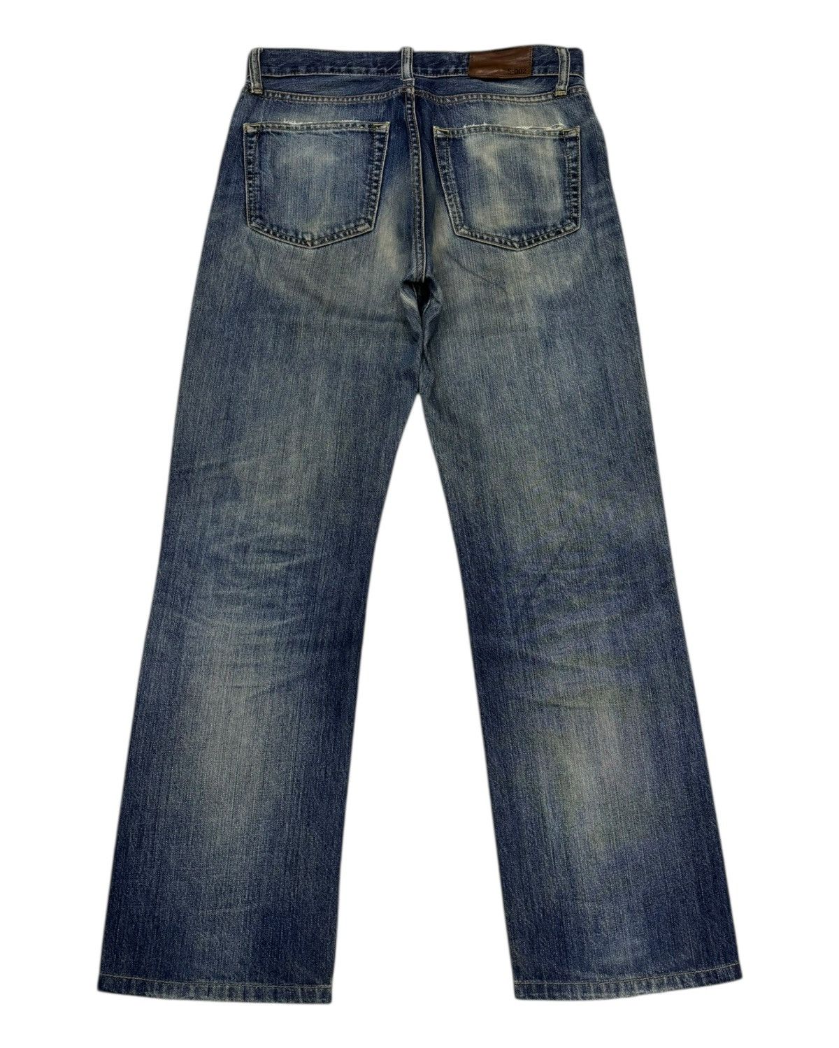 Jean × Undercover Distressed Denim S-002 Mud Rusty Regular Fit Straight Uniqlo Size US 31 - 2 Thumbnail