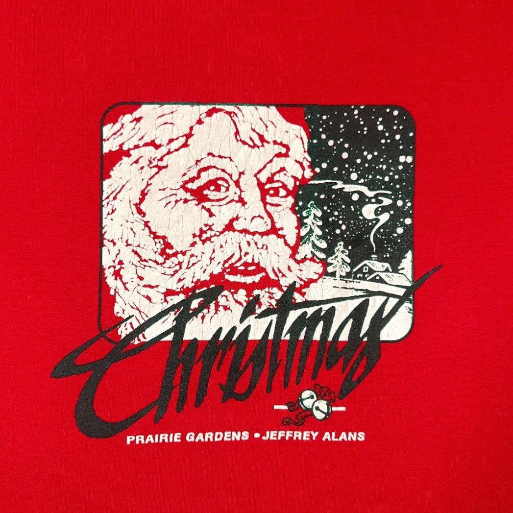 Fruit Of The Loom VINTAGE Christmas Shirt Adult XL Red Santa Fruit of the Loom 90s USA Mens T-Shirt Size US XL / EU 56 / 4 - 2 Thumbnail
