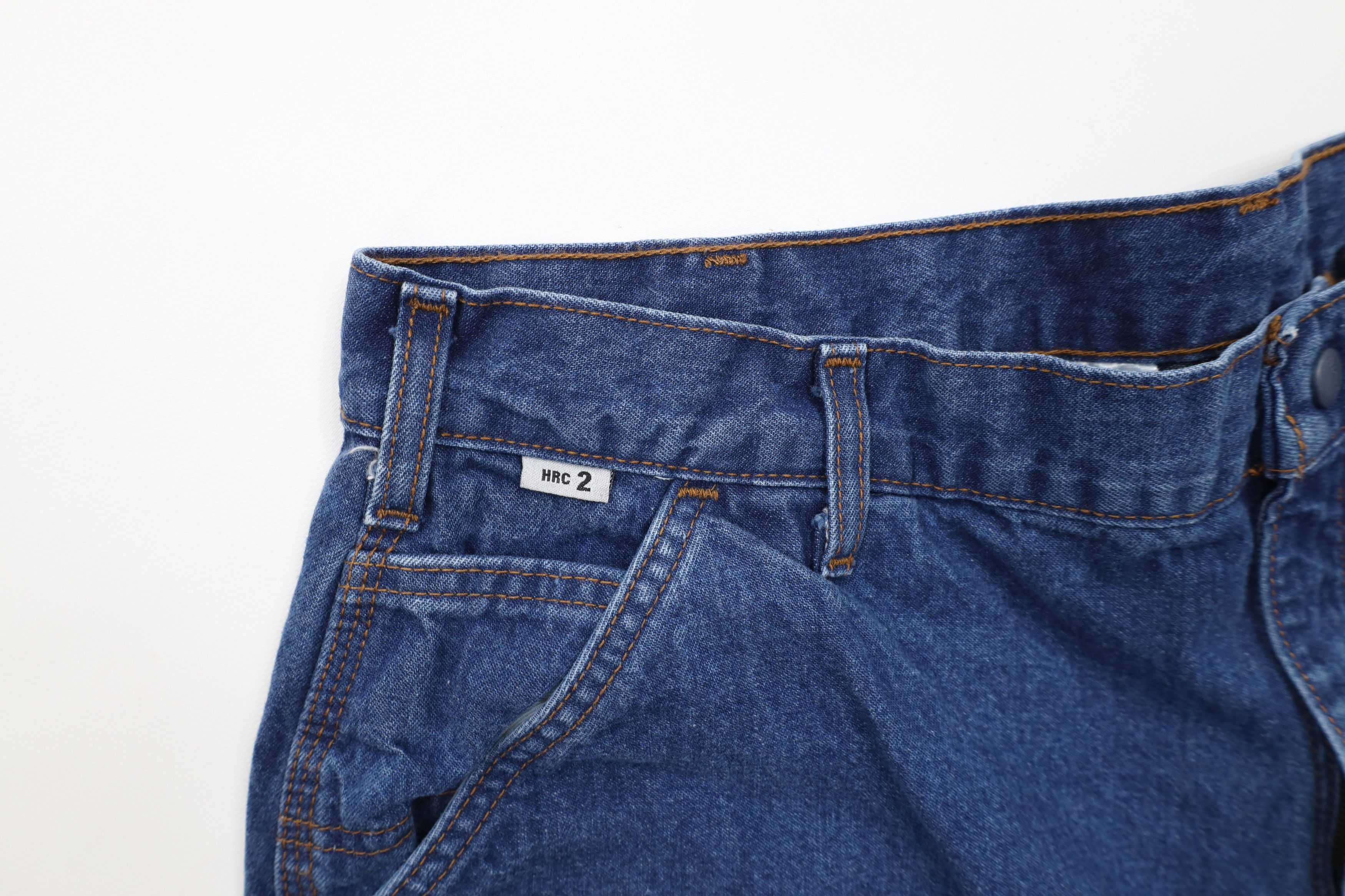Carhartt × Vintage Vintage Y2K Carhartt FR Wide Leg Dungaree Jeans Blue Size US 38 / EU 54 - 8 Thumbnail