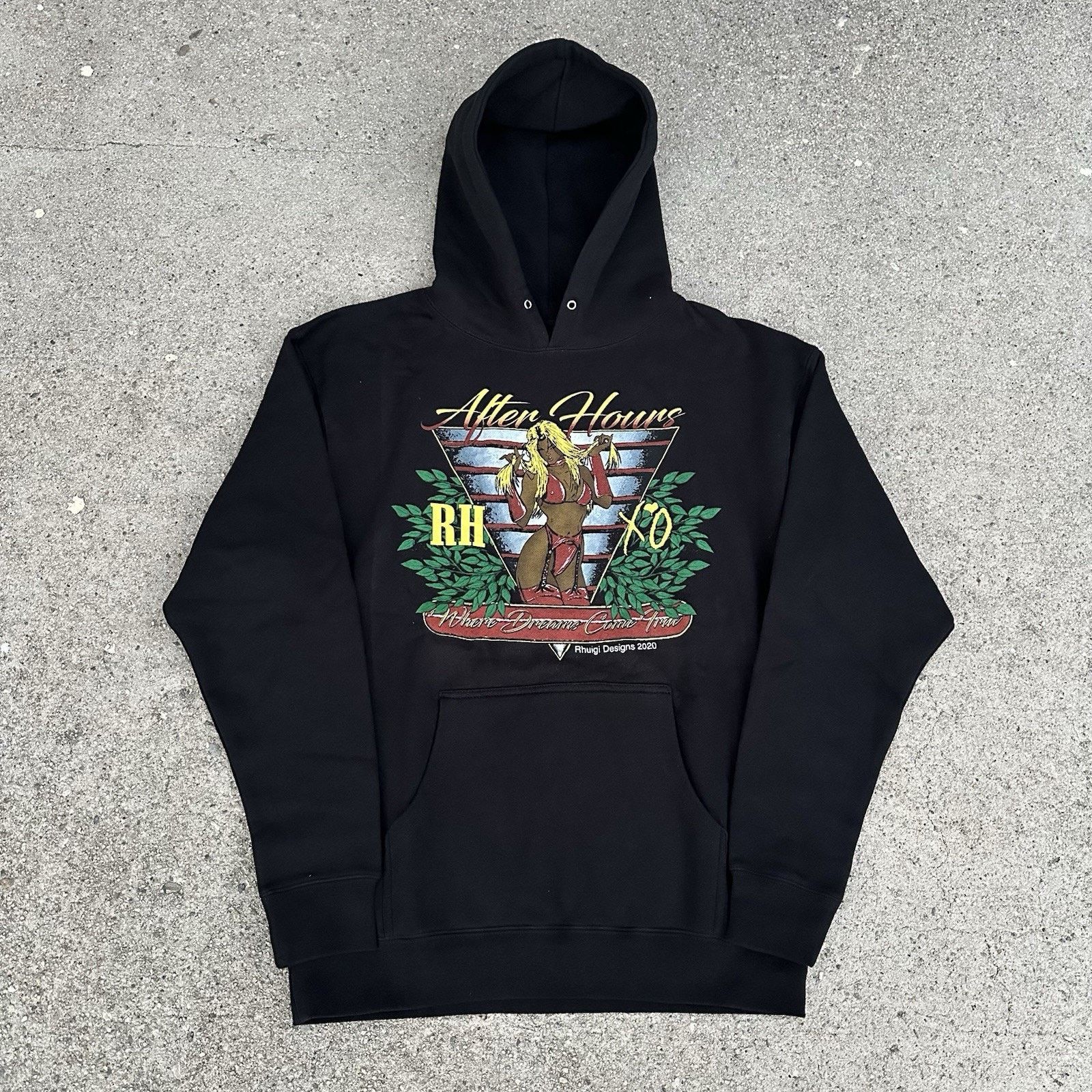 Rhude × The Weeknd × XO NWOT Rhude Rhuigi x The Weeknd XO “After Hours” Hoodie Large Size US L / EU 52-54 / 3 - 3 Thumbnail