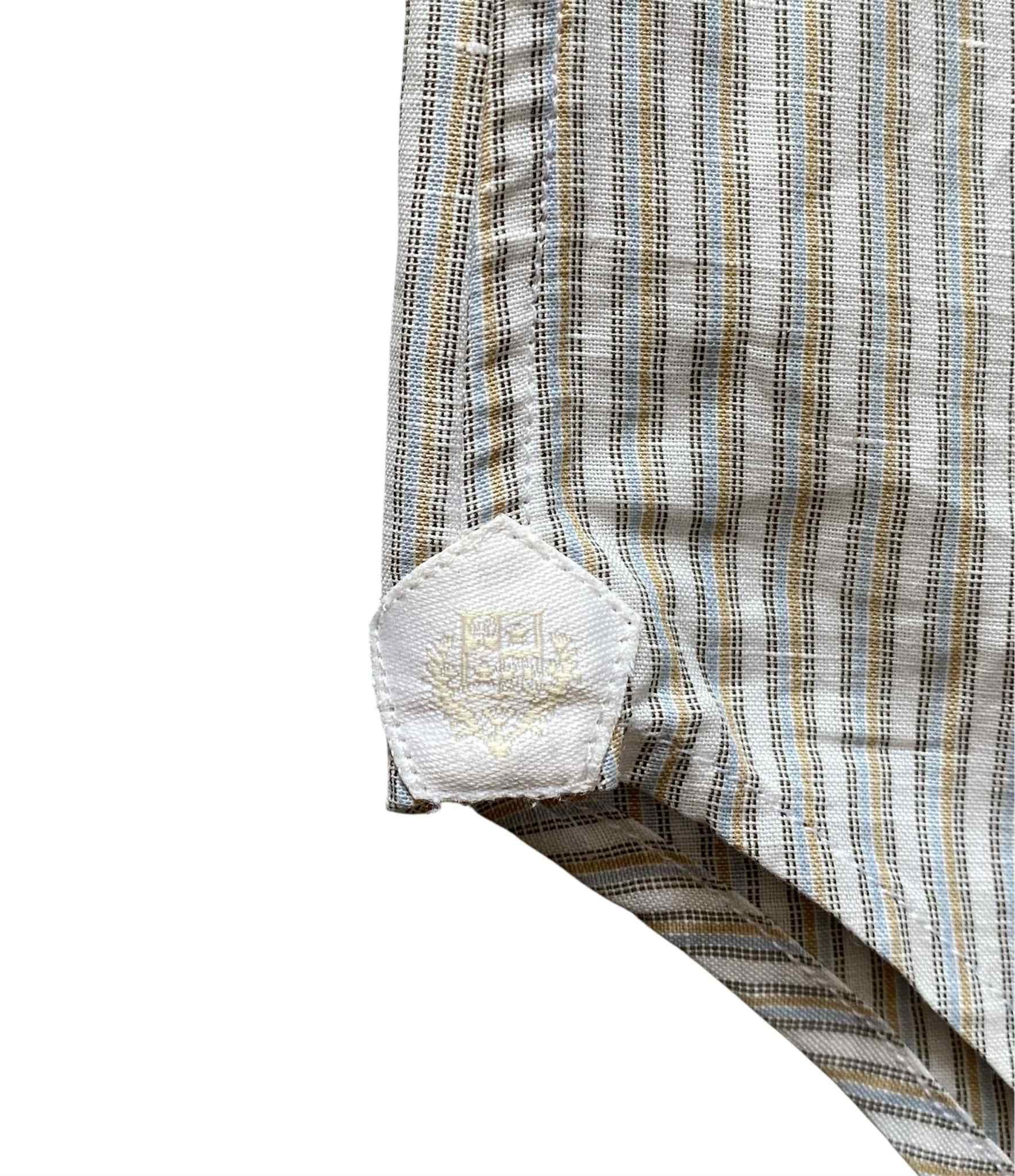 Loro Piana Loro Piana Button Up Striped Clean Official Cotton Shirt Size US M / EU 48-50 / 2 - 3 Thumbnail