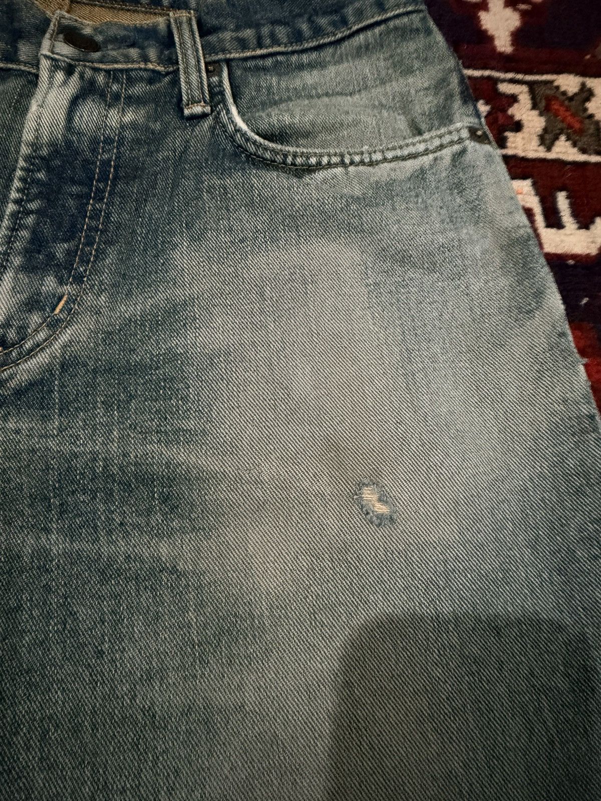 Edwin Vintage Edwin E403 Distressed Denim Made In Japan Size US 30 / EU 46 - 8 Thumbnail