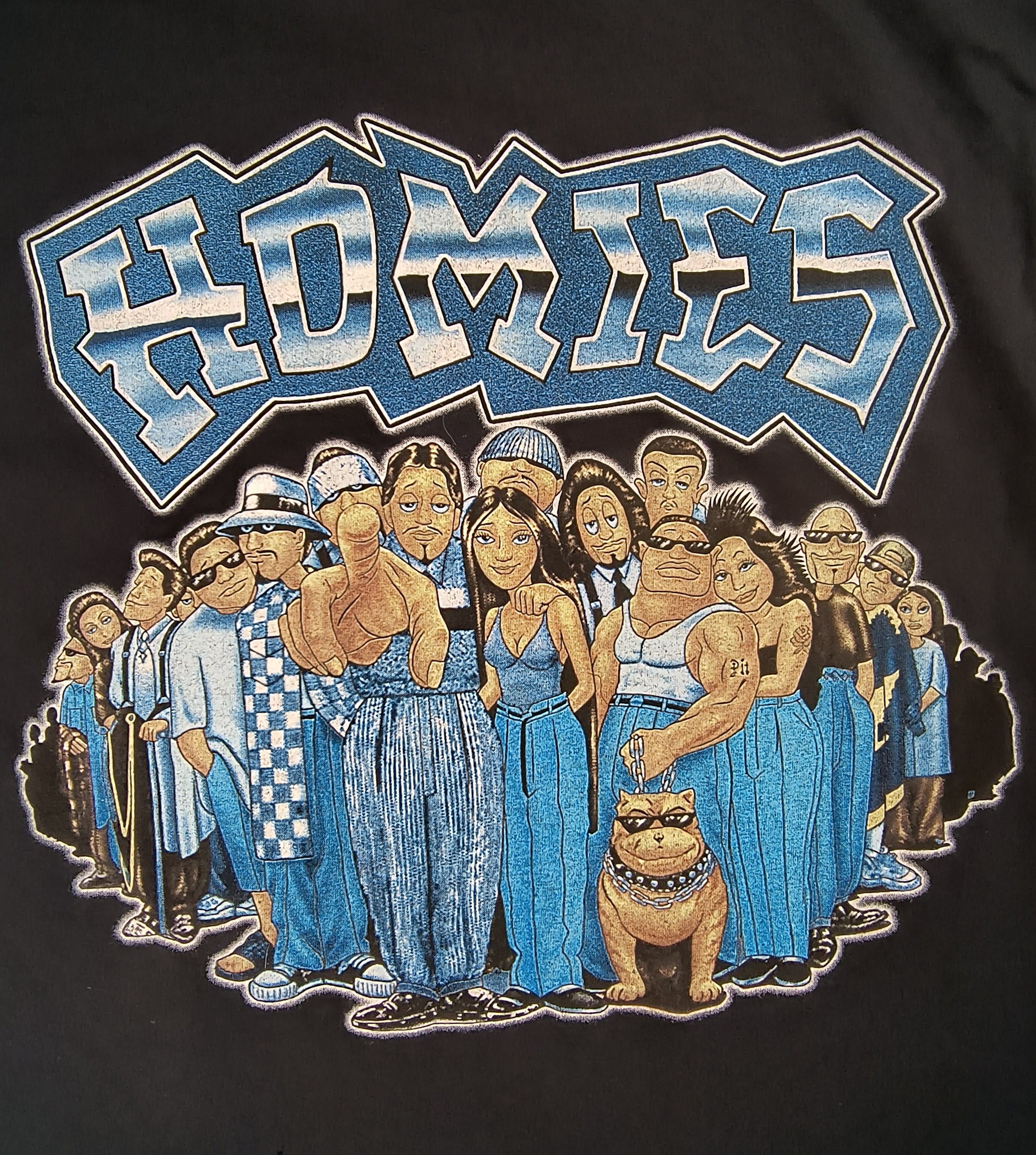 Anvil Vintage homies characters 90s tee Size US L / EU 52-54 / 3 - 1 Thumbnail