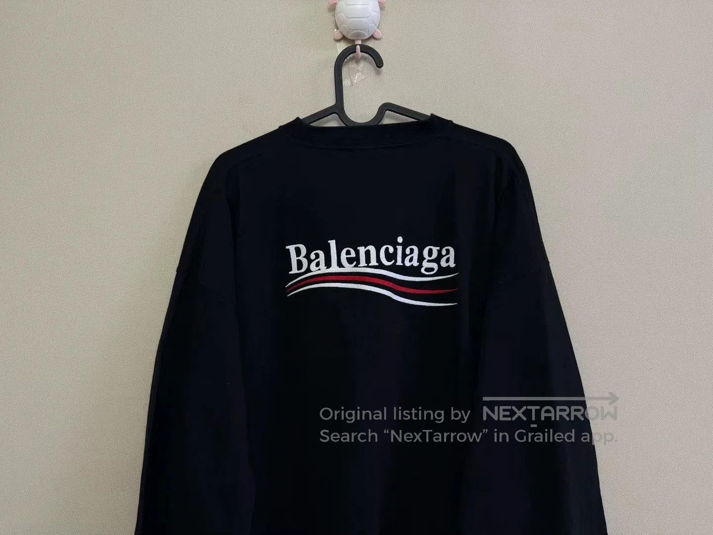 Balenciaga Balenciaga Black Embroidered Cola Longsleeve. Size US L / EU 52-54 / 3 - 5 Thumbnail