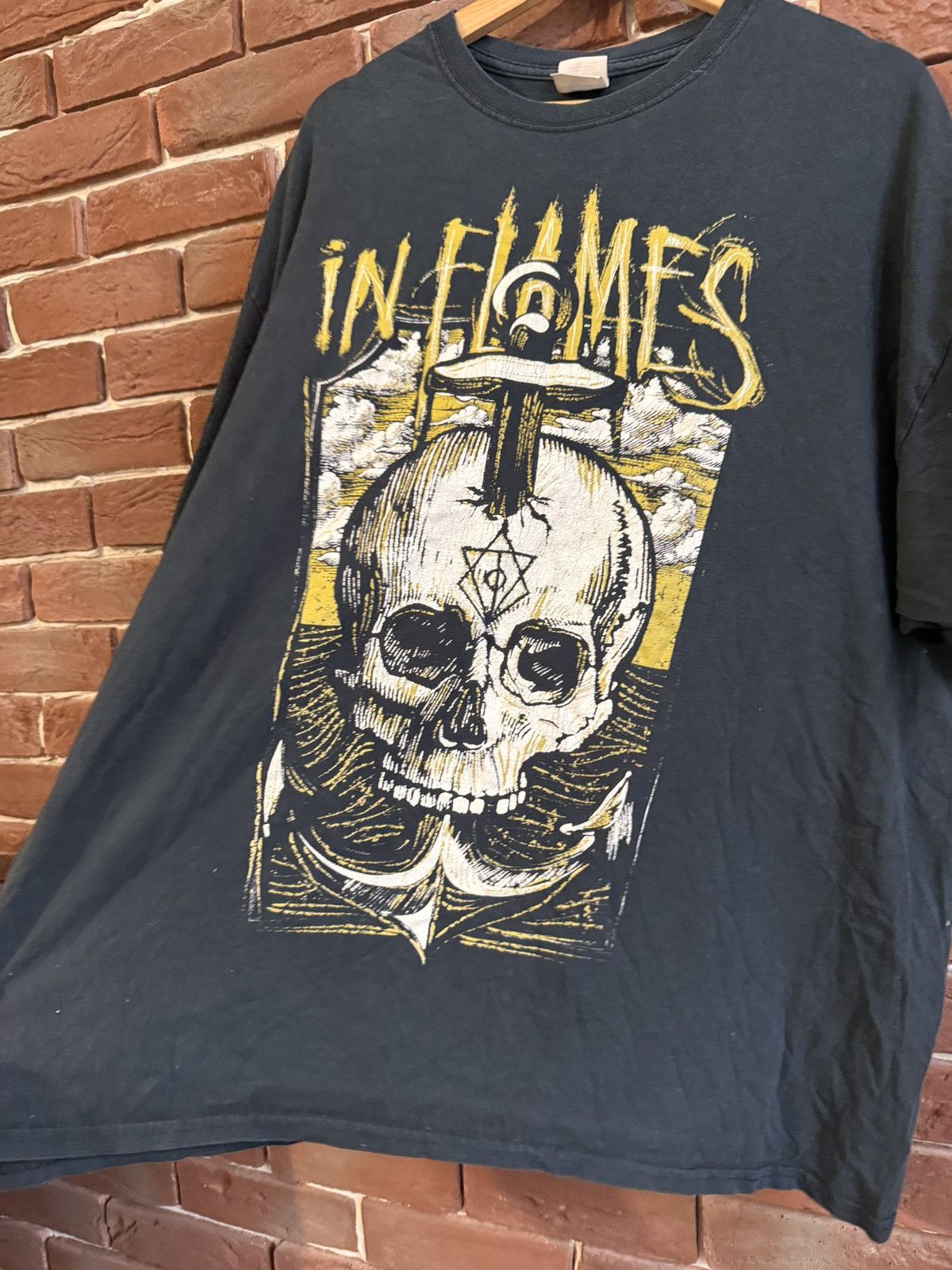 Band Tees RARE VINTAGE Y2K IN FLAMES TOUR RARE METAL ROCK BAND TEE Size US XL / EU 56 / 4 - 2 Thumbnail