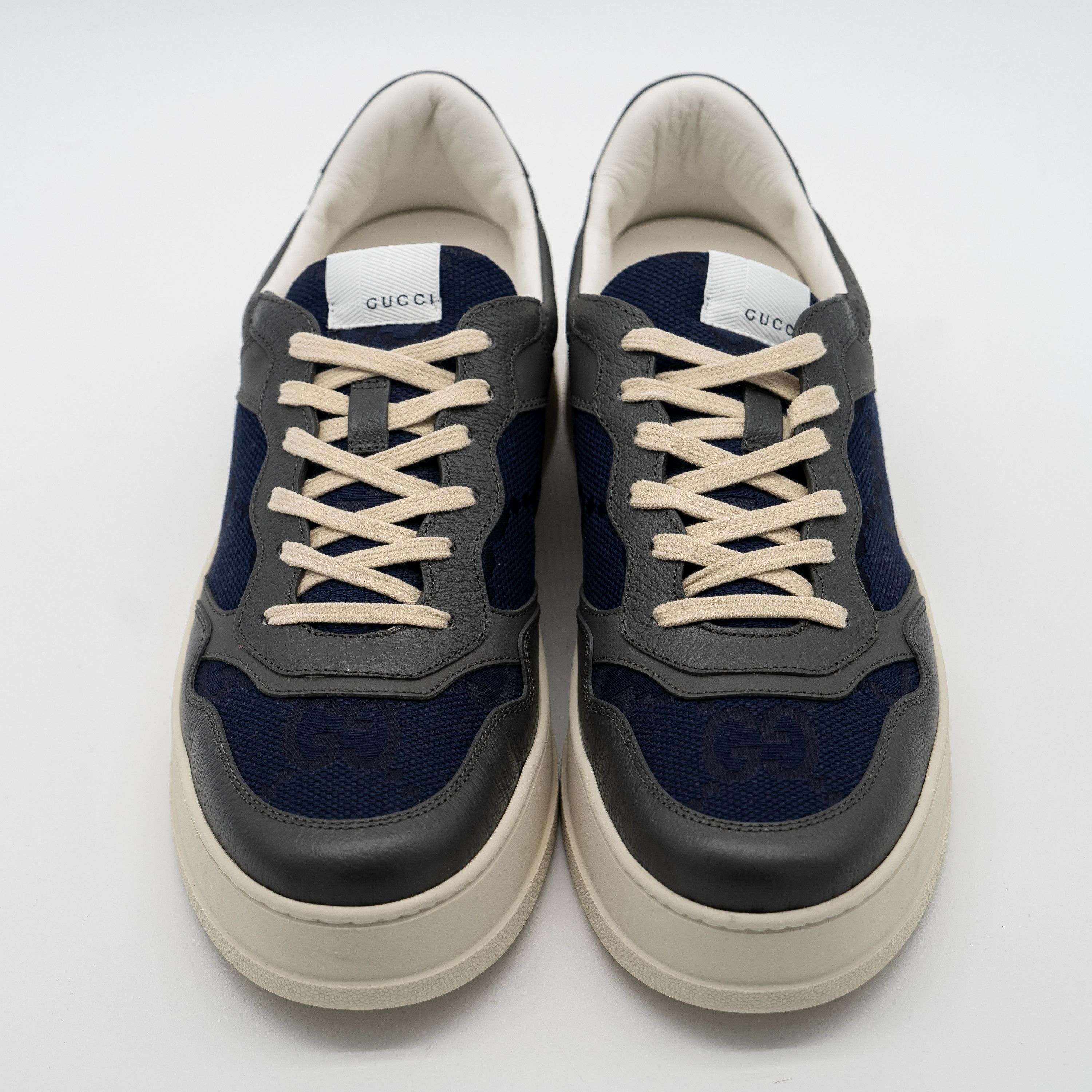 Gucci 12G 12.5 US Gucci GG Chunky B Sneakers Navy Blue White GG Size US 12.5 / EU 45-46 - 3 Thumbnail