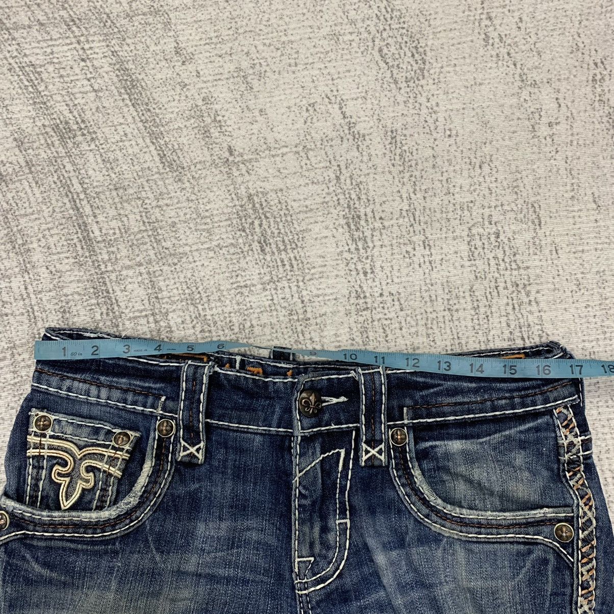 Japanese Brand Vintage Rock Revival Punk Triple Stitch Size US 33 - 12 Thumbnail