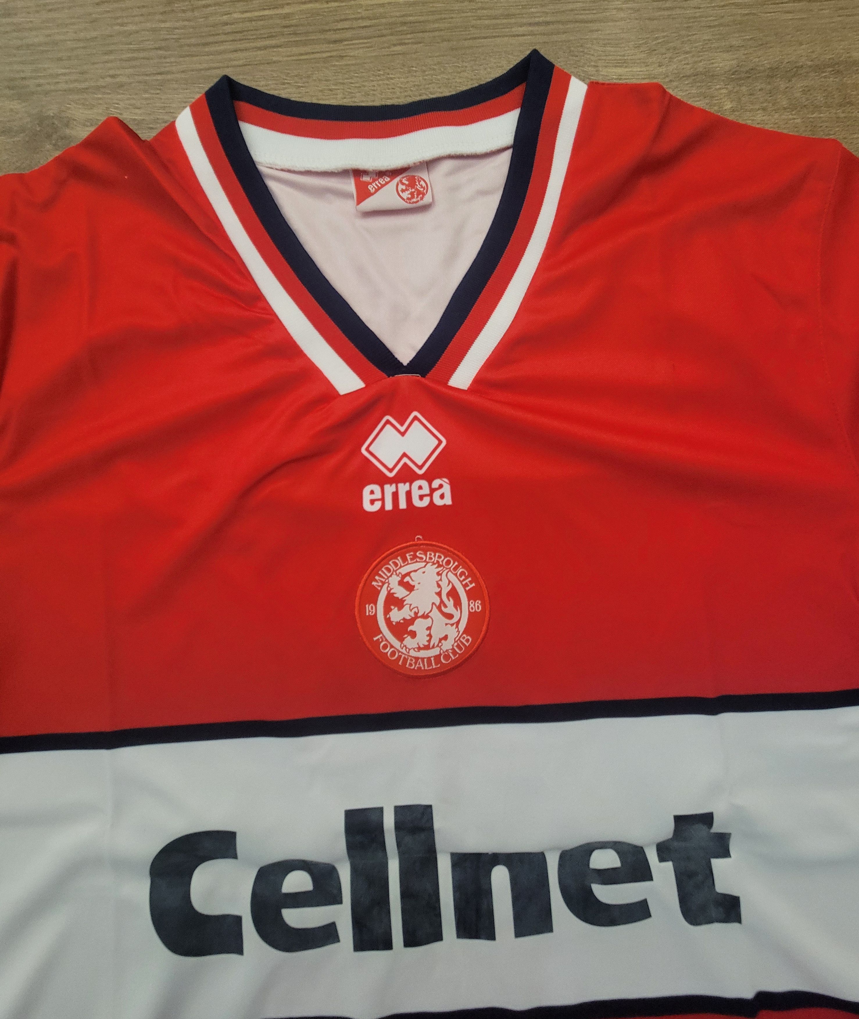 Other Gascoigne 8 Middlesbrough 1998 Vintage Soccer Jersey Trikot Size US L / EU 52-54 / 3 - 4 Thumbnail