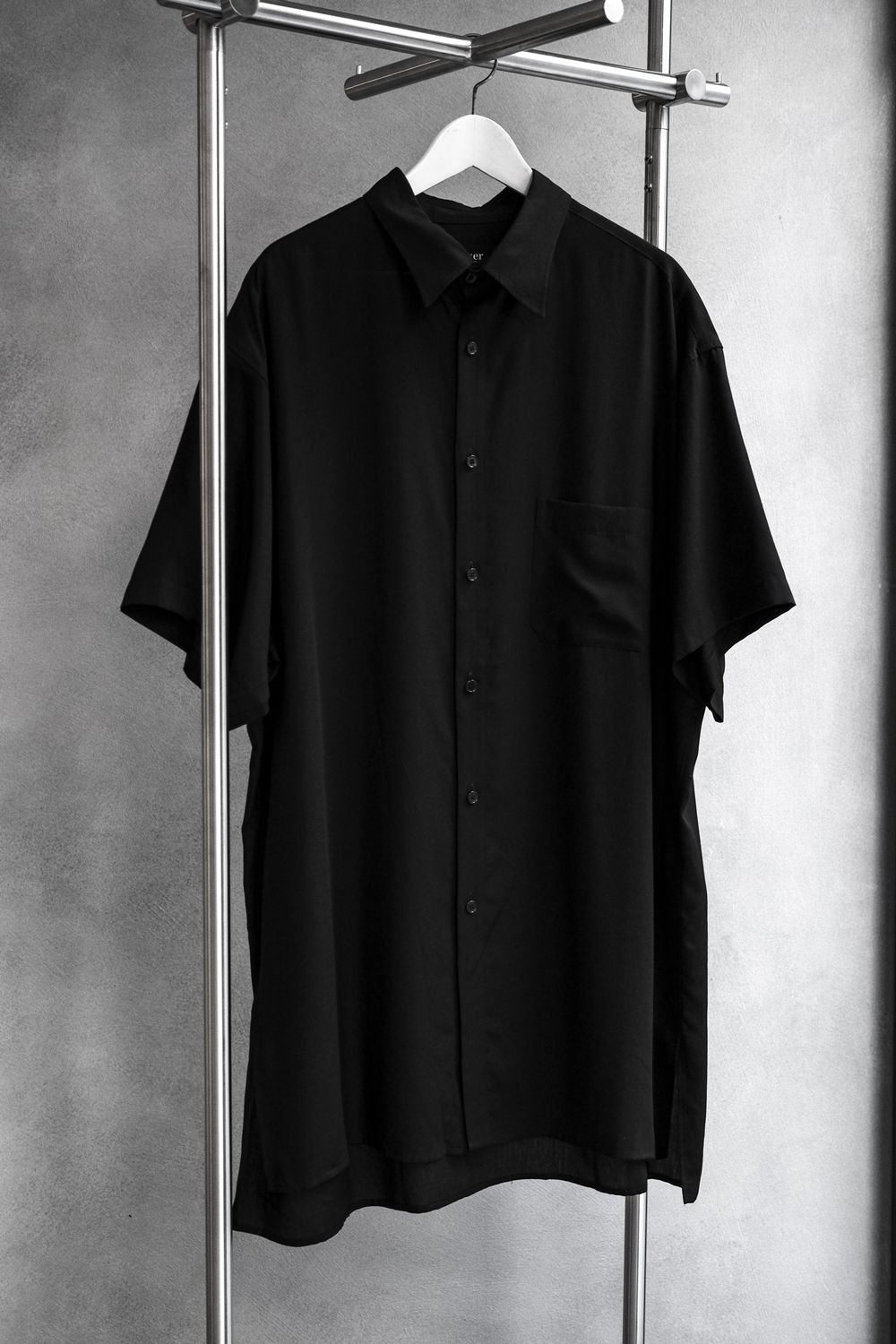 Yohji power of the WHITE shirt Arrange Collar Shirt3