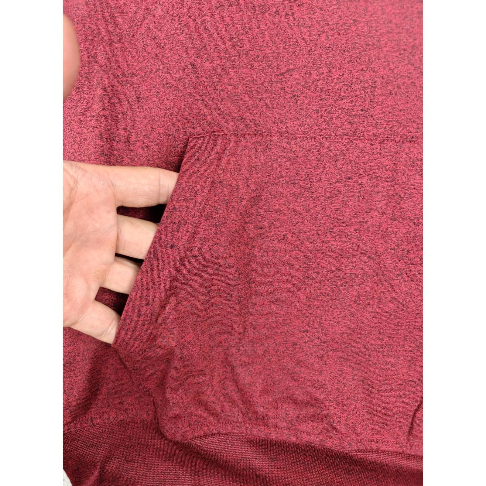 Ecko Unltd. Ecko Unltd Mens Short Sleeve Hoodie Shirt Crimson Marbled Small Graphic Sweatshirt Size US S / EU 44-46 / 1 - 3 Thumbnail