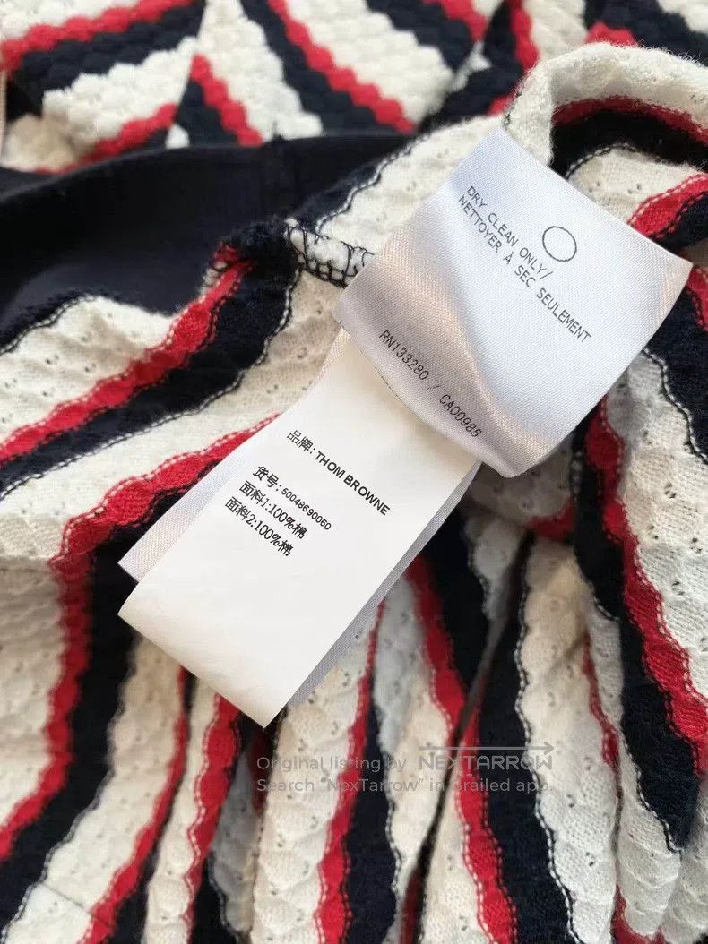 Thom Browne Thom Browne Single row knit cardigan Size US L / EU 52-54 / 3 - 6 Thumbnail