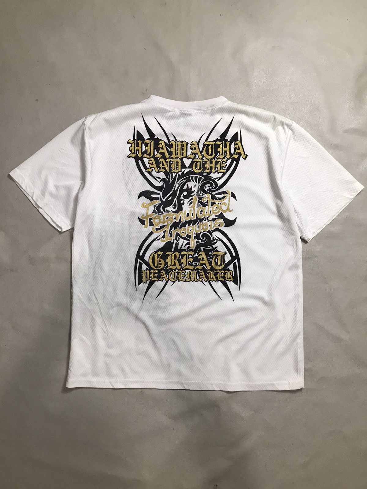 If Six Was Nine New Wave Club Tribal Poem Tee gothic punk style Size US L / EU 52-54 / 3 - 2 Thumbnail