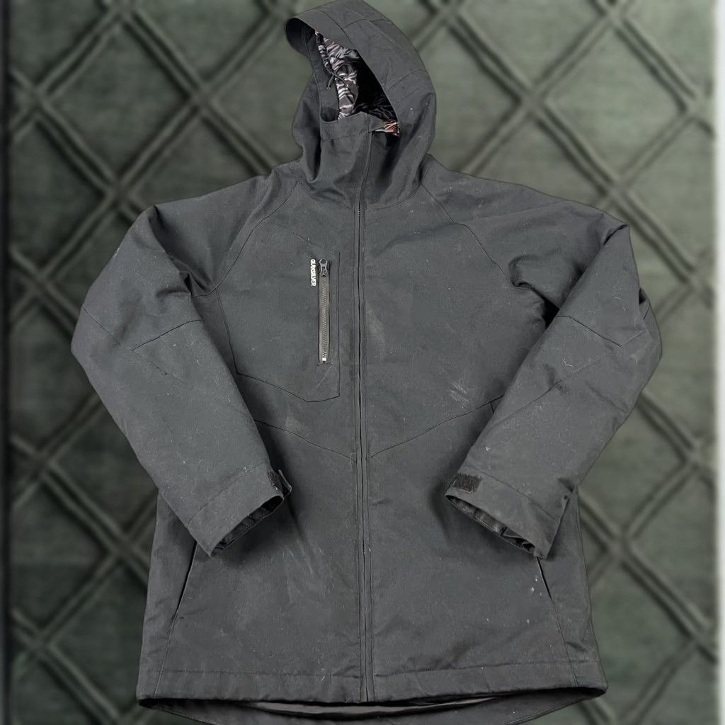 Quiksilver Quiksilver Jacket Mens S Black Parka Nylon 15k Snowboard Quicksilver Travis Rice Collection Baggy Size US S / EU 44-46 / 1 - 1 Thumbnail