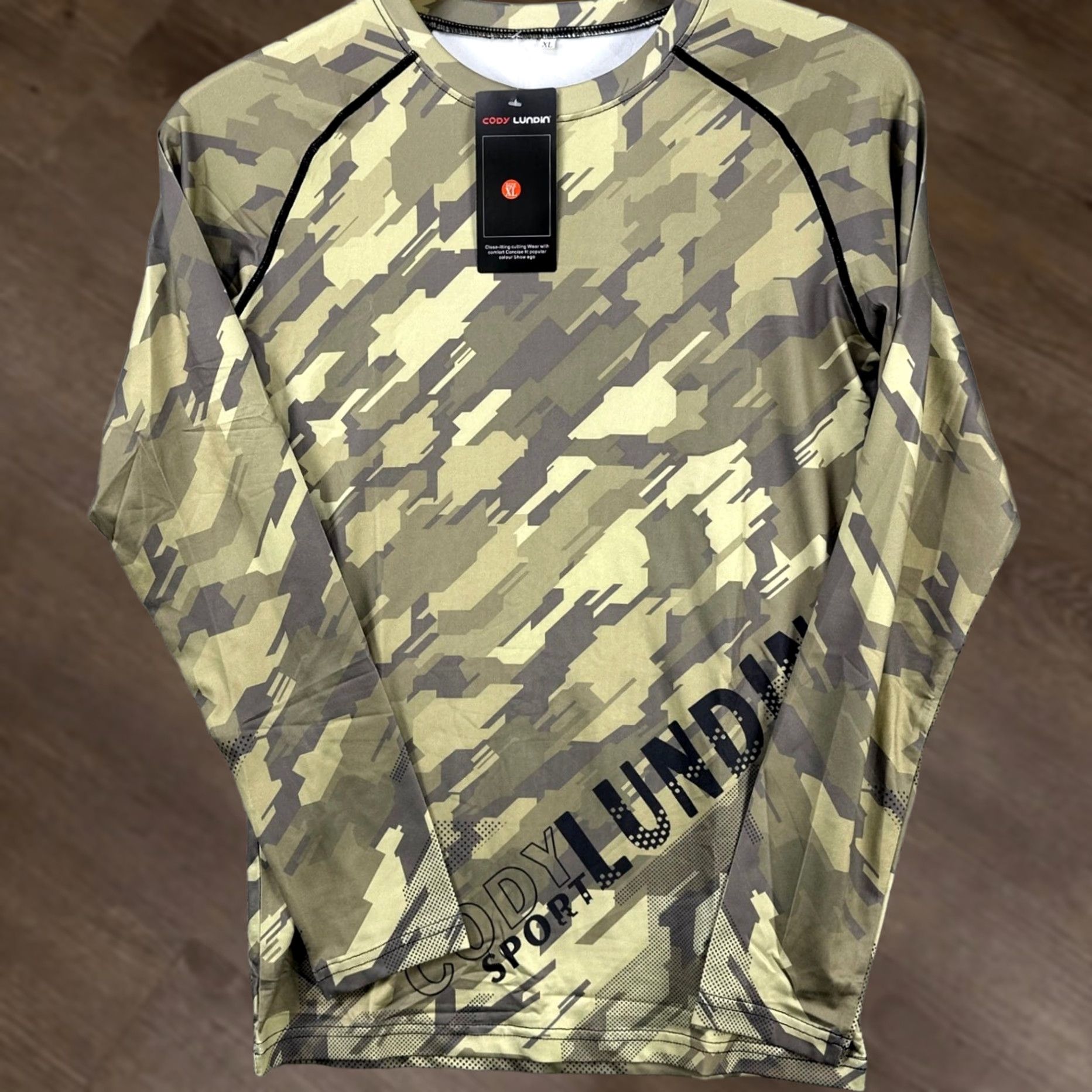 Vintage Cody Lundin Athletic Men XL Green Camouflage Long Sleeve Shirt Size US XL / EU 56 / 4 - 1 Thumbnail