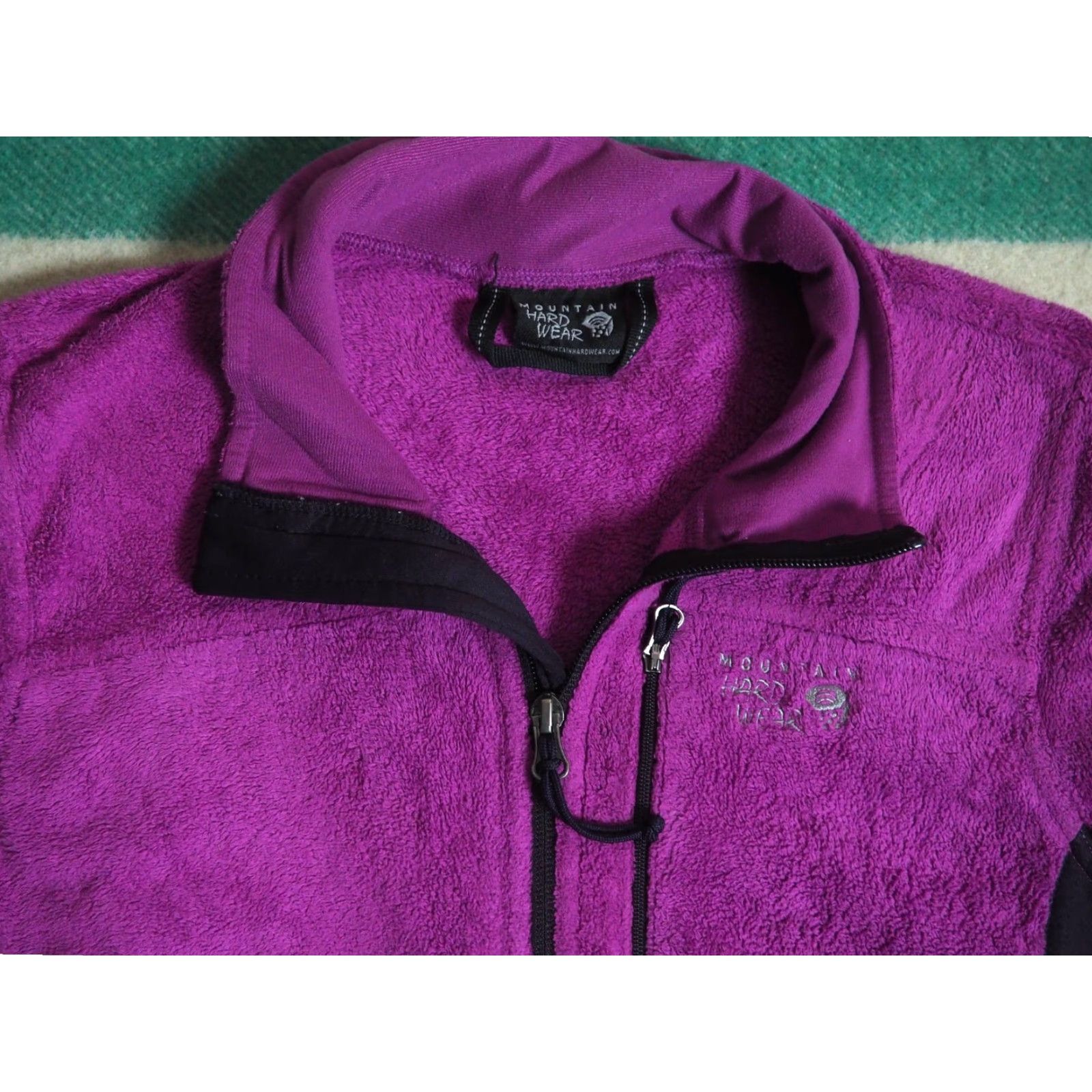 Mountain Hardwear Mountain Hardwear Jacket Adult M Purple Full Zip Outdoor Hiking Logo Fleece Womens Size M / US 6-8 / IT 42-44 - 2 Thumbnail