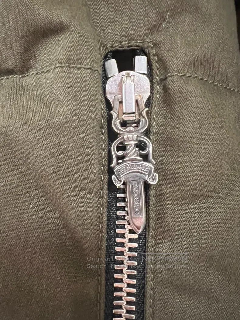 Chrome Hearts CHROME HEARTS Size M Dark green army green down jacket jack Size US M / EU 48-50 / 2 - 4 Thumbnail