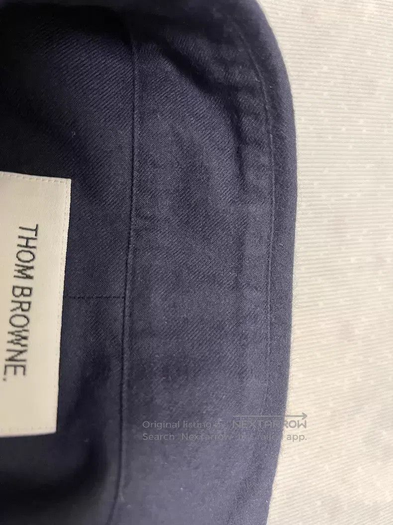 Thom Browne Thom Browne Single-Breasted Long-Sleeve Navy Shirt Size US S / EU 44-46 / 1 - 9 Thumbnail