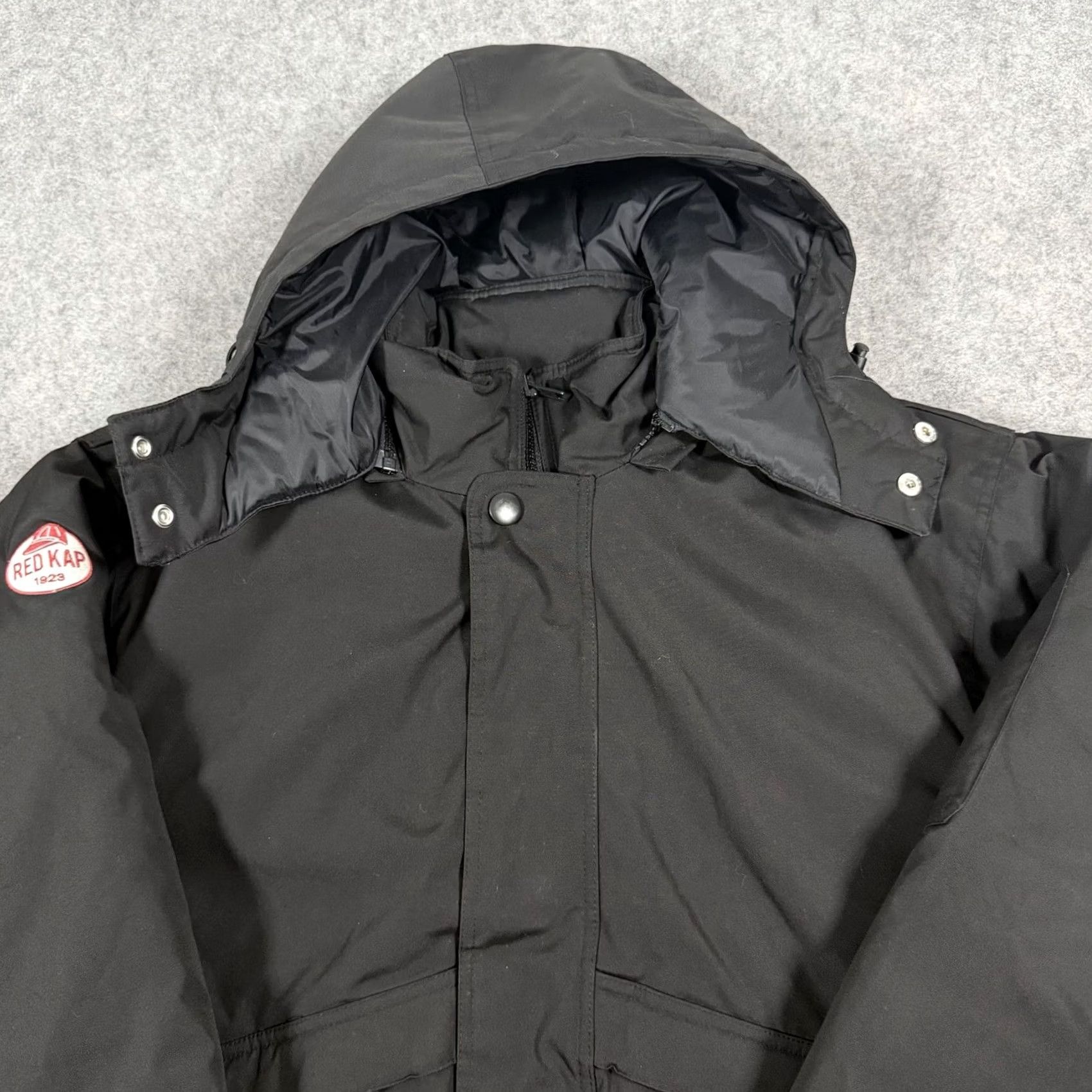 Red Kap Red Kap Parka Jacket Hooded Winter Outdoor Heavyweight Men's XL Black Size US XL / EU 56 / 4 - 3 Thumbnail