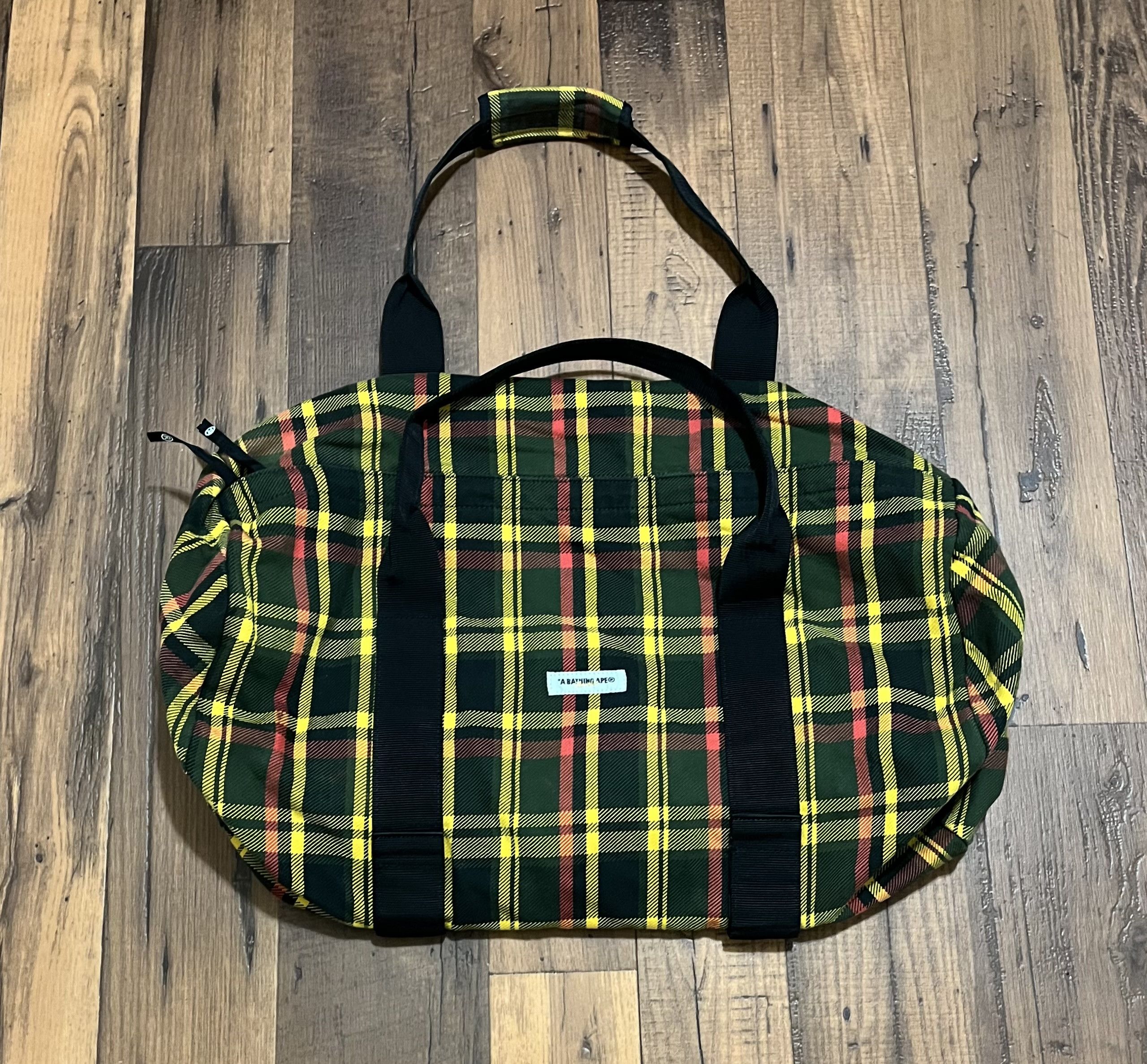image of Bape Duffle Luggage Tote Bag, Men's