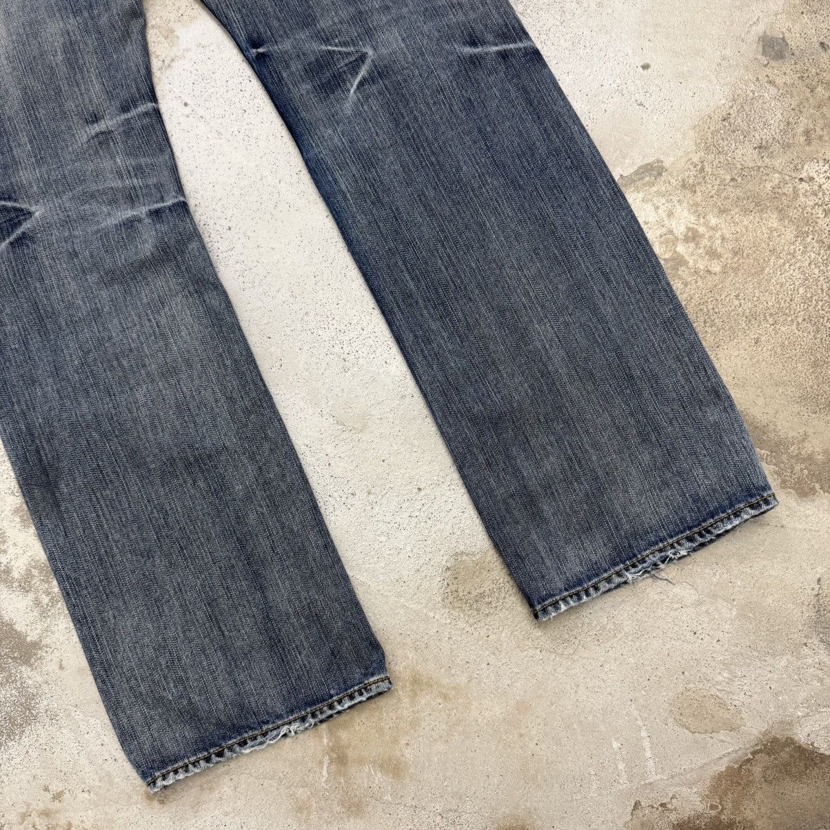 Boycott Boycott Lightning Wash Whisker Distressed Denim Pant Size US 34 / EU 50 - 11 Thumbnail