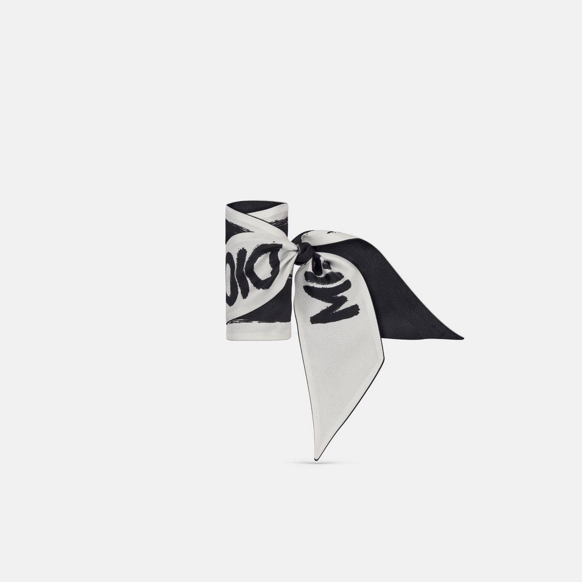 Dior o1bcso1str0226 Size:OS/Graffiti Mitzah Scarf in Black/White Size ONE SIZE - 1 Thumbnail