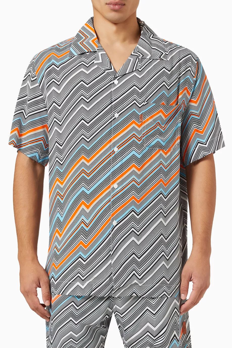 Missoni o1y0225 Patterned Shirt in Multicolor Size US XXL / EU 58 / 5 - 1 Thumbnail