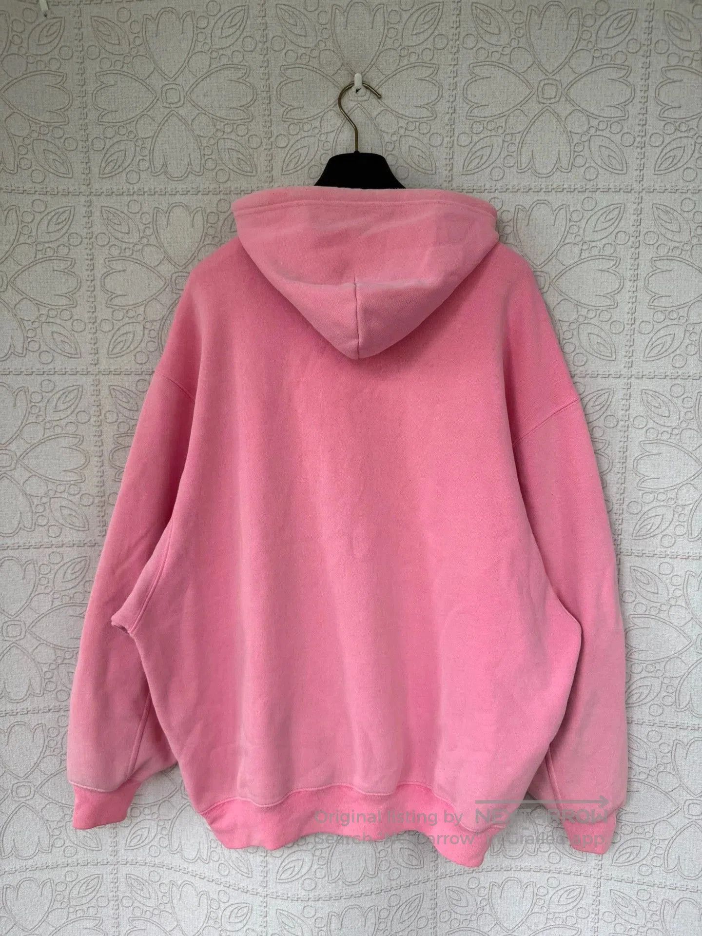 Balenciaga balenciaga pink football embroidered hoodie xs. Size XS / US 0-2 / IT 36-38 - 2 Thumbnail