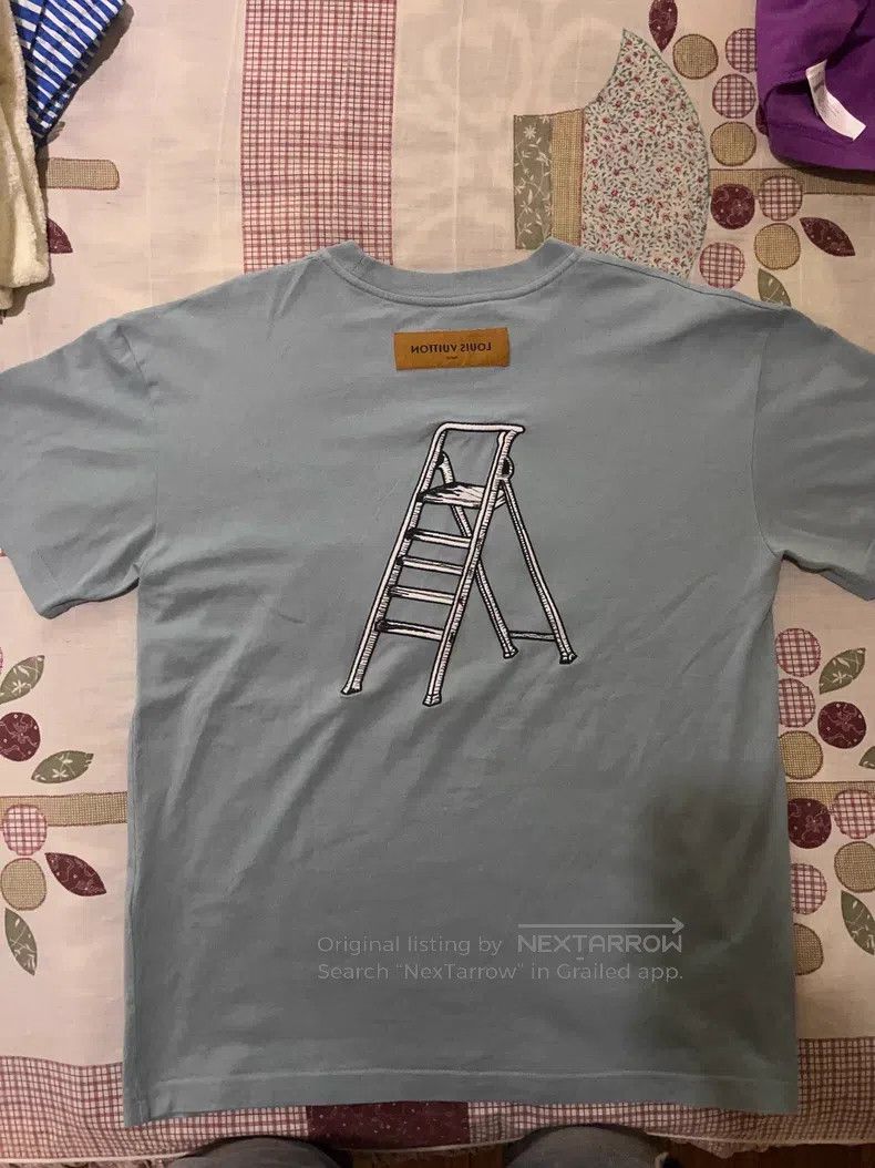 Louis Vuitton Louis Vuitton Blue tool graphic embroidered short sleeve T Size US XS / EU 42 / 0 - 2 Thumbnail