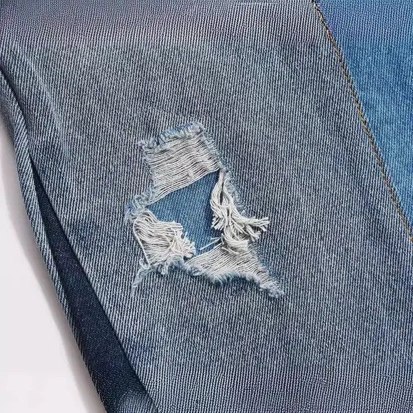 VIBE High street washed flared patchwork cargo jeans y2k Size US 32 / EU 48 - 5 Thumbnail