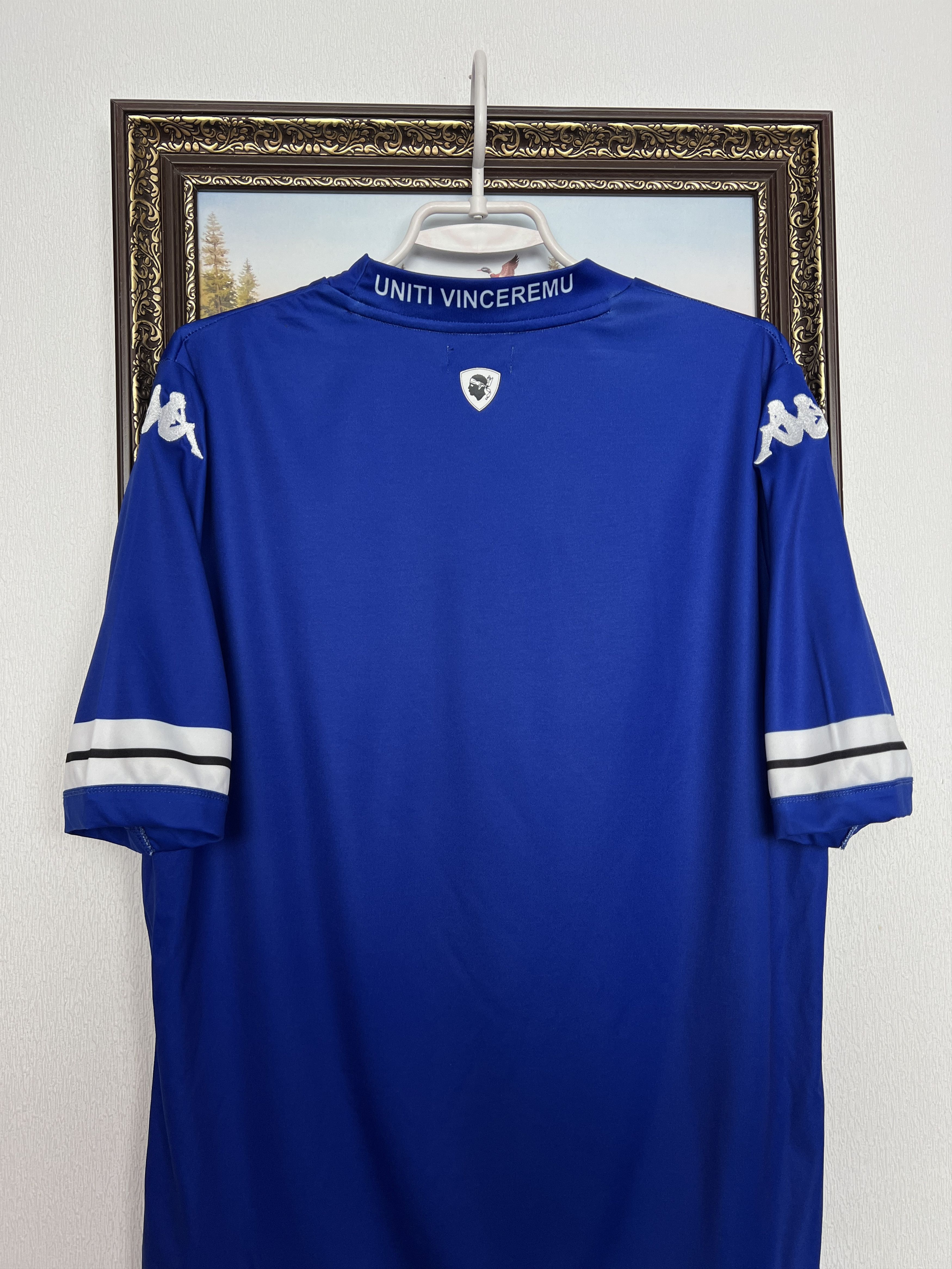 Kappa SC Bastia Home football shirt 2013 Soccer Jersey Trikot Size US XL / EU 56 / 4 - 9 Thumbnail