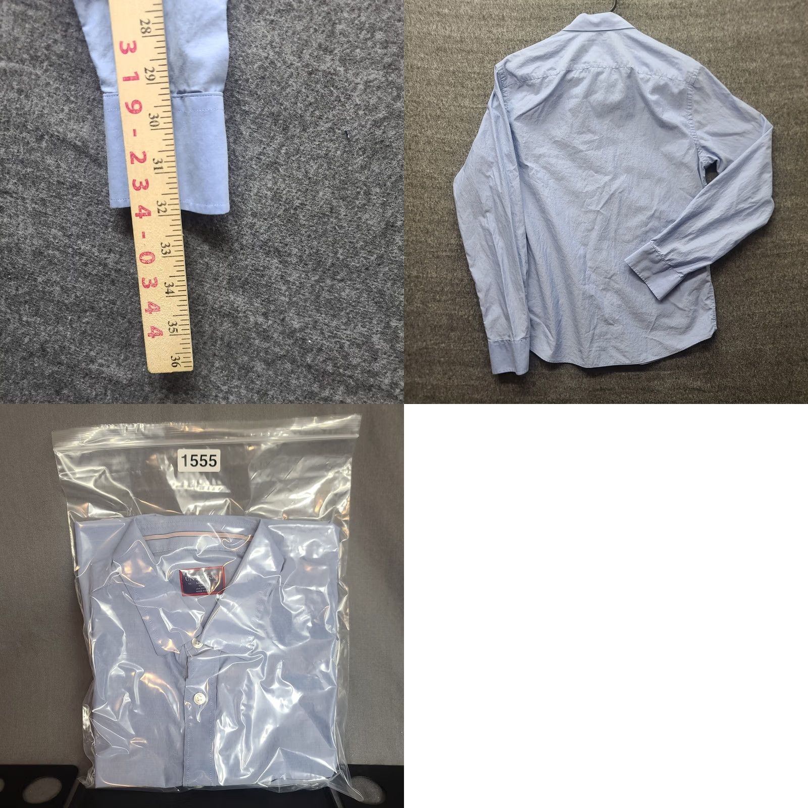 UNTUCKit UNTUCKit Shirt Mens M Slim Fit Long Sleeve Dress Casual Preppy Blue Size US M / EU 48-50 / 2 - 8 Thumbnail