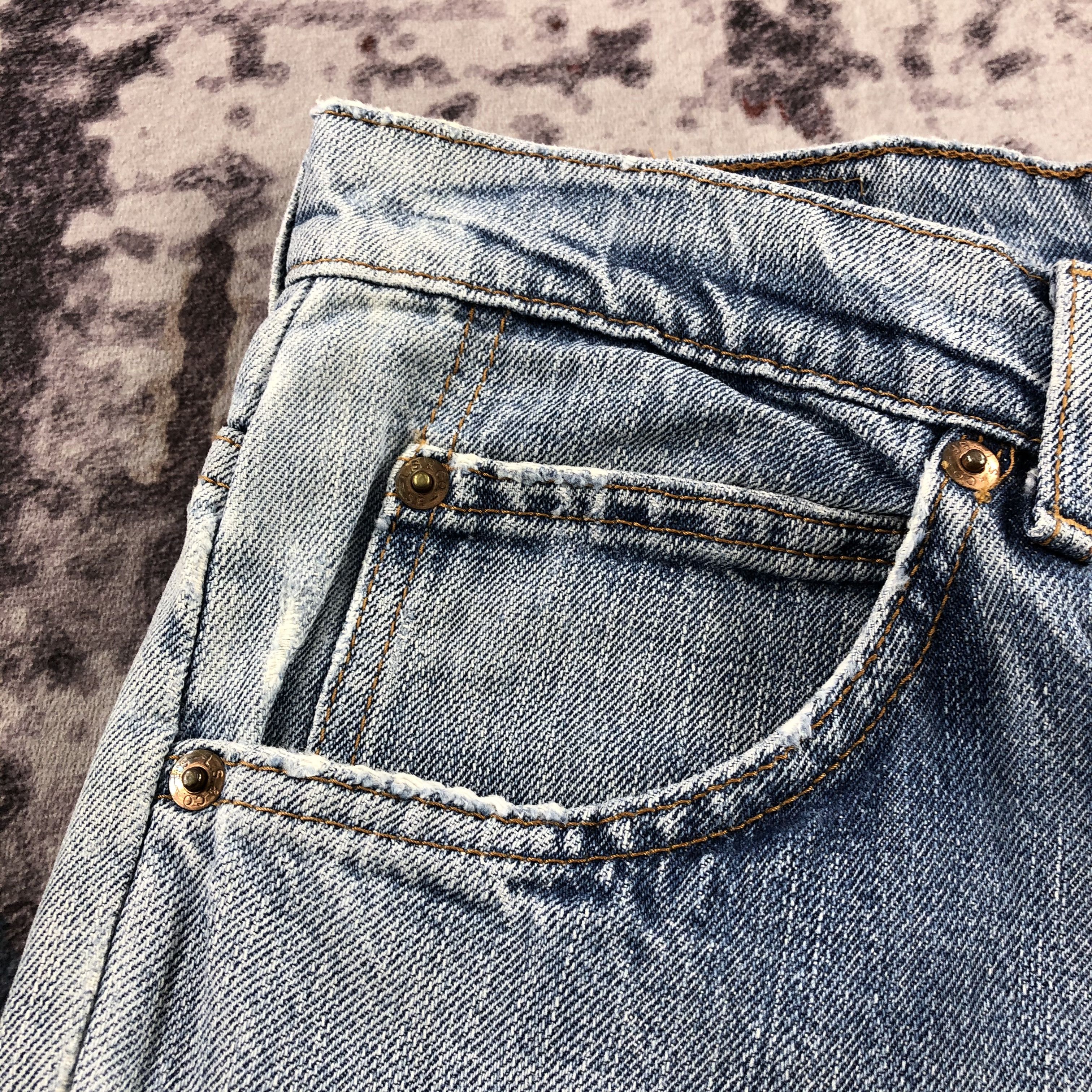 Levi's × Vintage Vintage 90s Levis 607 Orange Tab Jeans-JM2752 Size US 29 - 13 Thumbnail