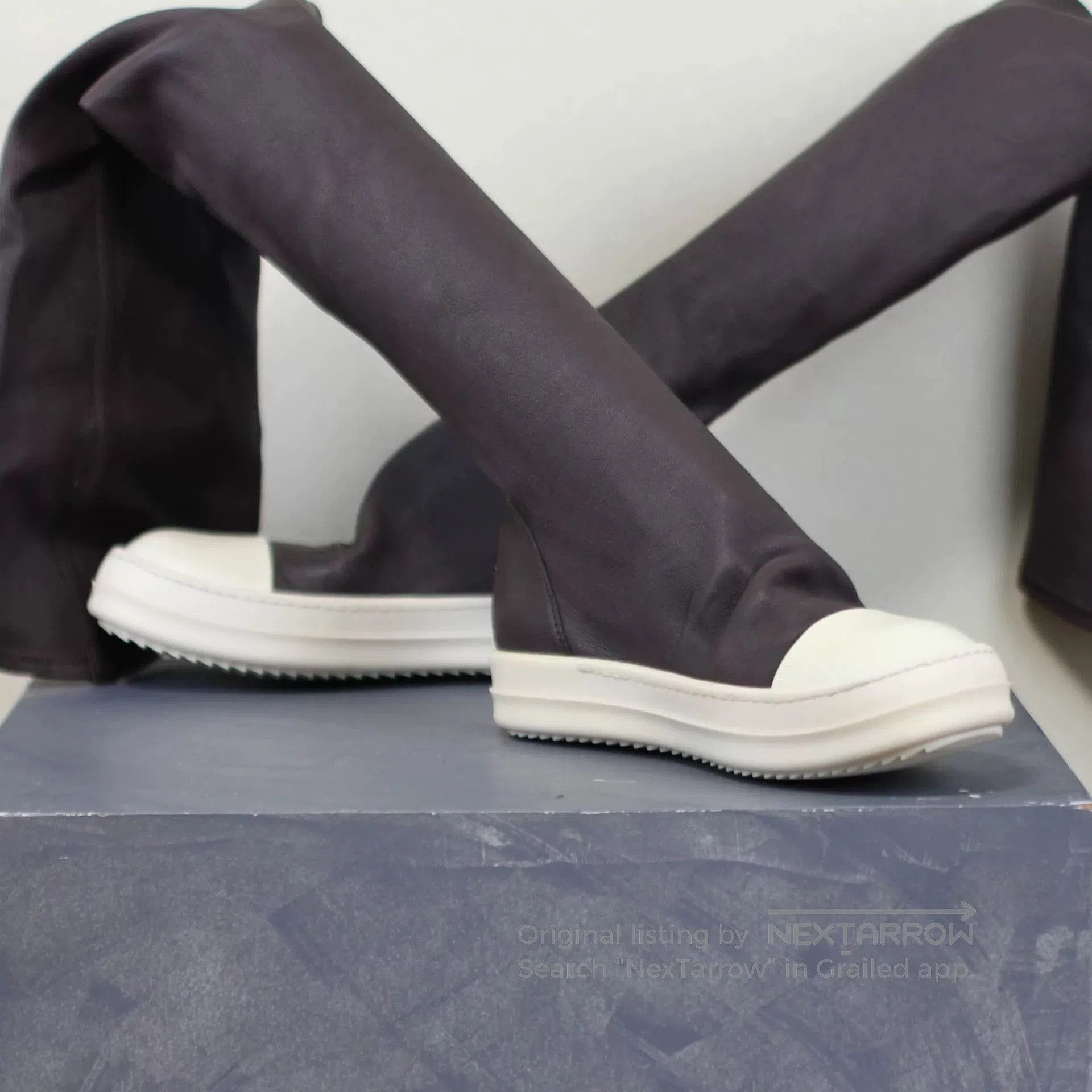 Rick Owens Brown Rick Owens Goddess Boots. Size US 5 / IT 35 - 4 Thumbnail