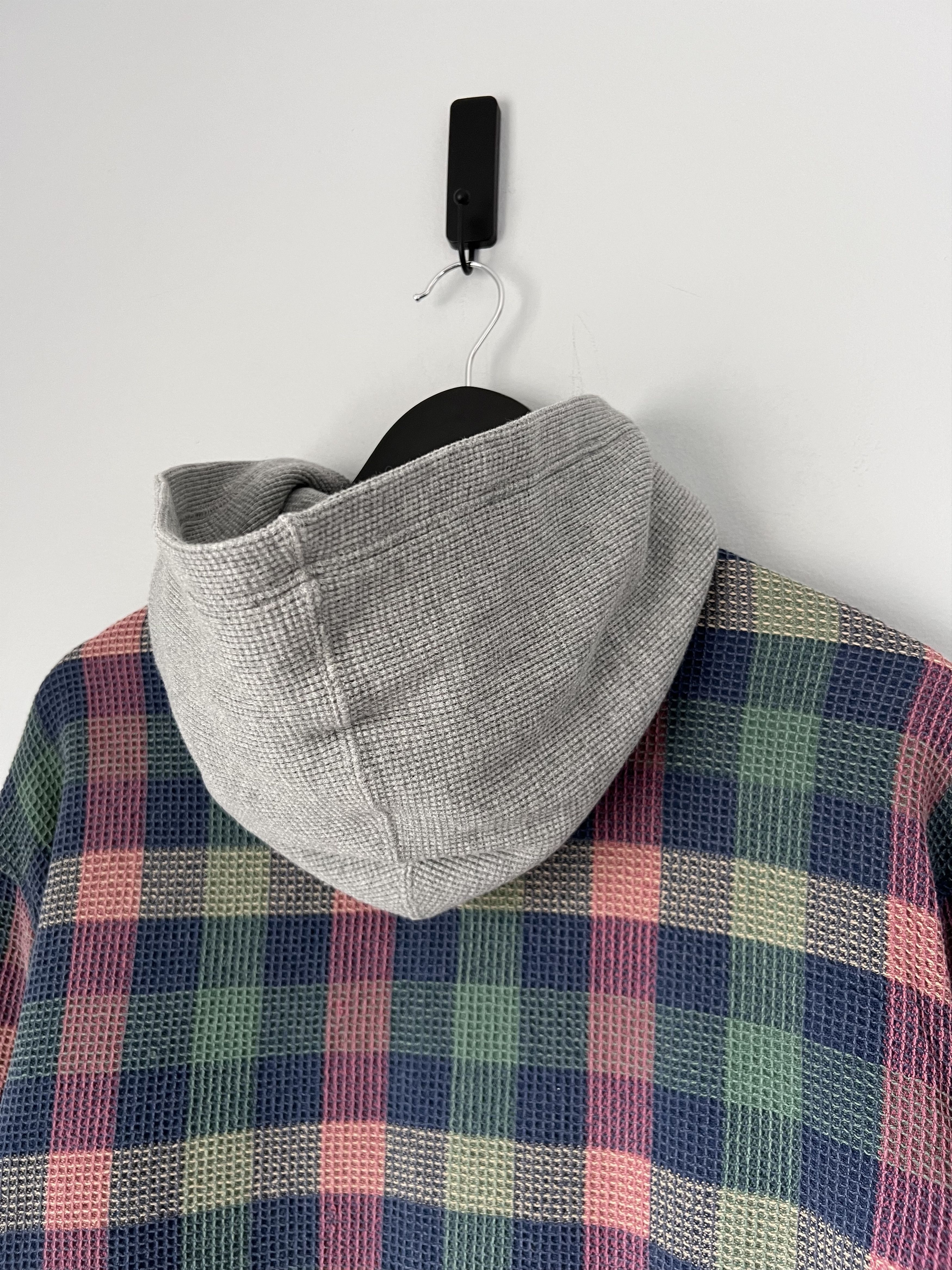Supreme Supreme Waffle Plaid Hooded Shirt in Mulitcolor Size US L / EU 52-54 / 3 - 6 Thumbnail