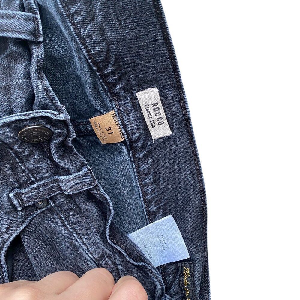 True Religion True Religion Jeans Size 31 ROCCO Black Classic Slim Size US 31 - 4 Thumbnail