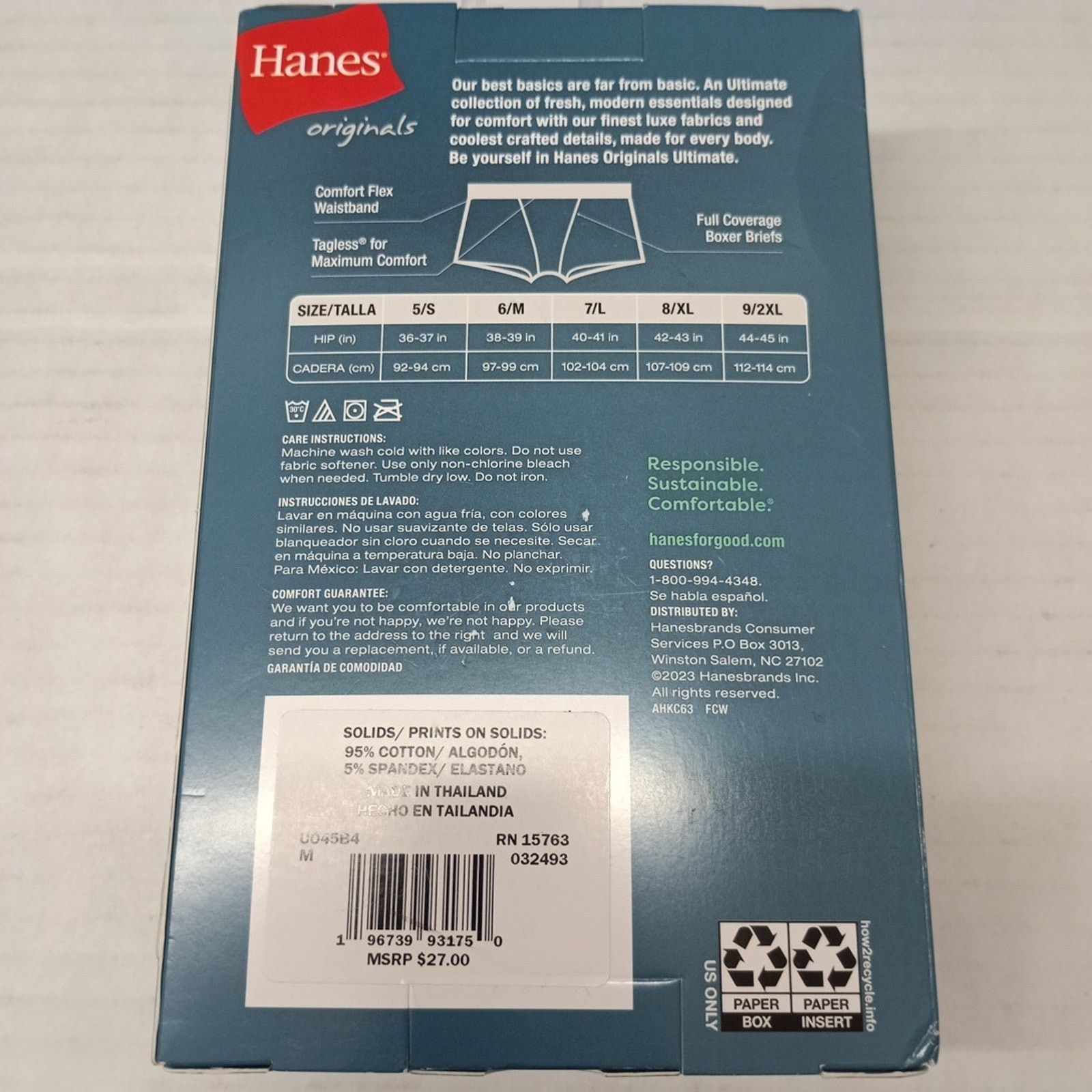 Hanes Women’s Hanes 4 Pk Ultimate Stretch Boxer Briefs Size 6/M Size ONE SIZE - 2 Thumbnail