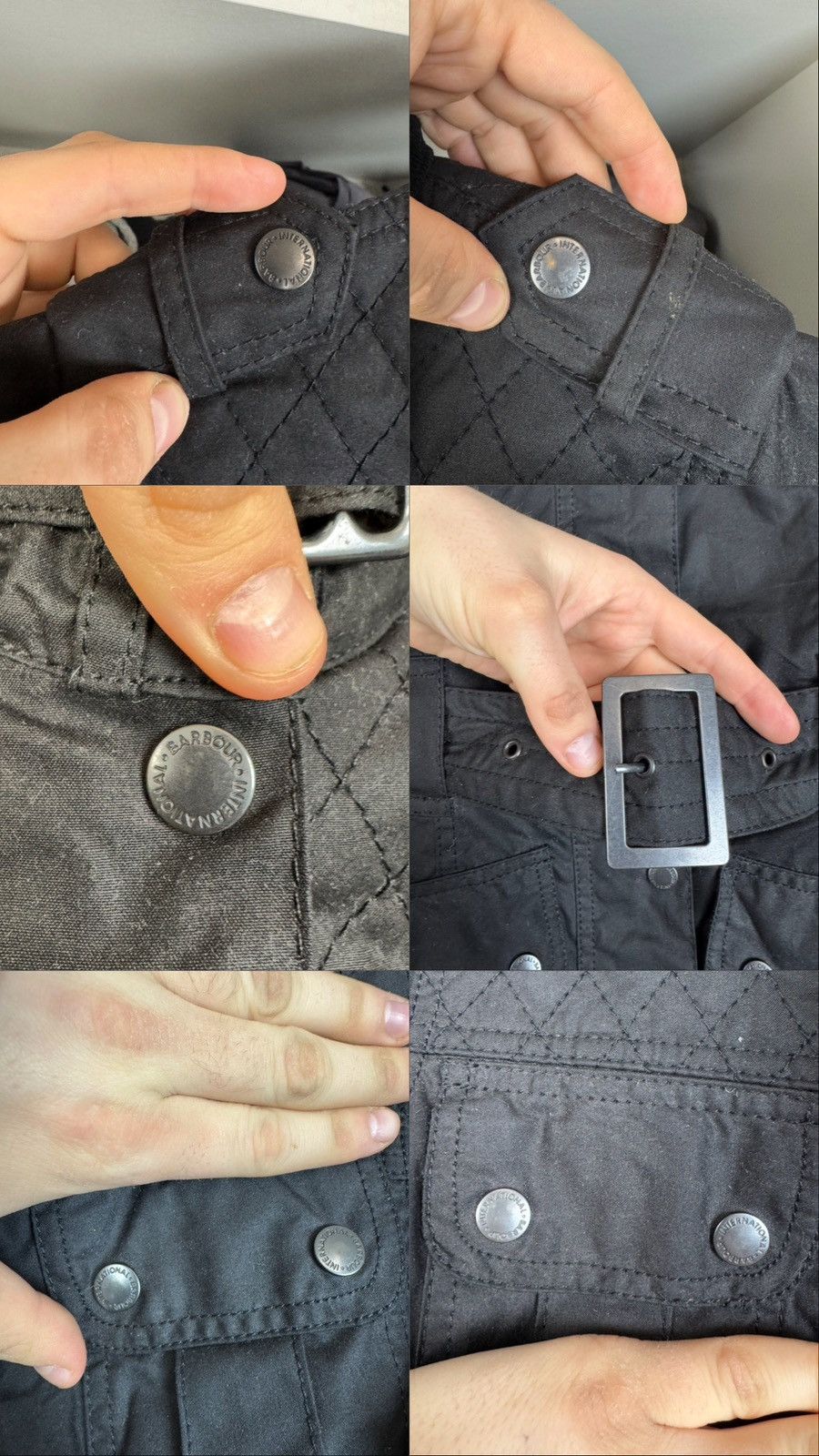 Barbour Barbour International Dera Wax Jacket Women’s Size UK 8 Size S / US 4 / IT 40 - 8 Thumbnail