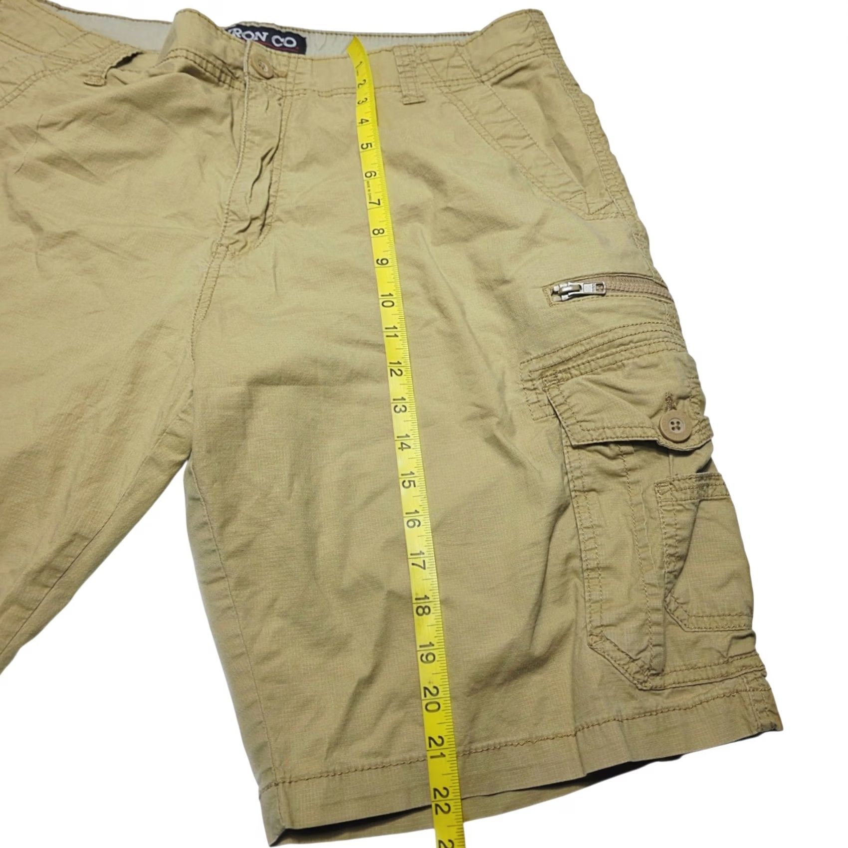 CO Iron Co Cargo Shorts Mens Size 38 Khaki Brown Pockets Hiking Outdoor Mens Size US 38 / EU 54 - 5 Thumbnail