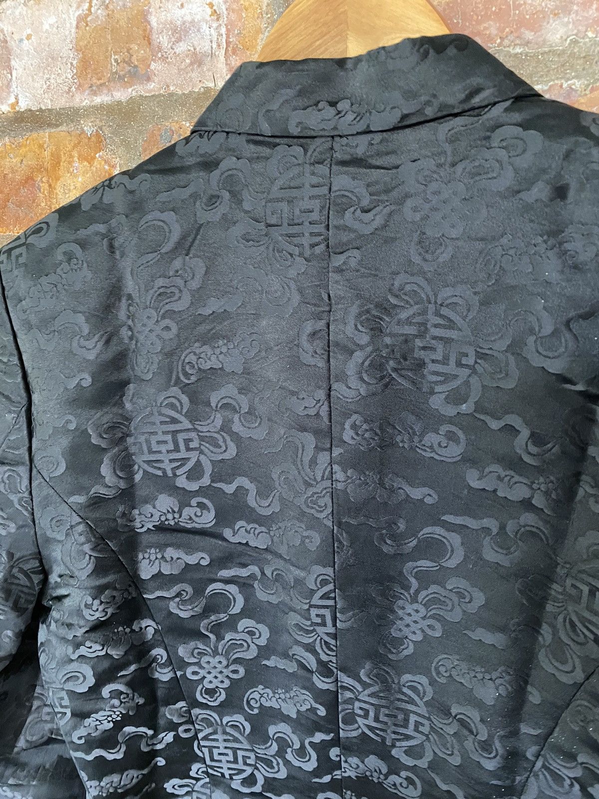 Comme des Garcons SS1991 SILK CDG NOIR chinese manuscript hologram symbol Size M / US 6-8 / IT 42-44 - 16 Thumbnail