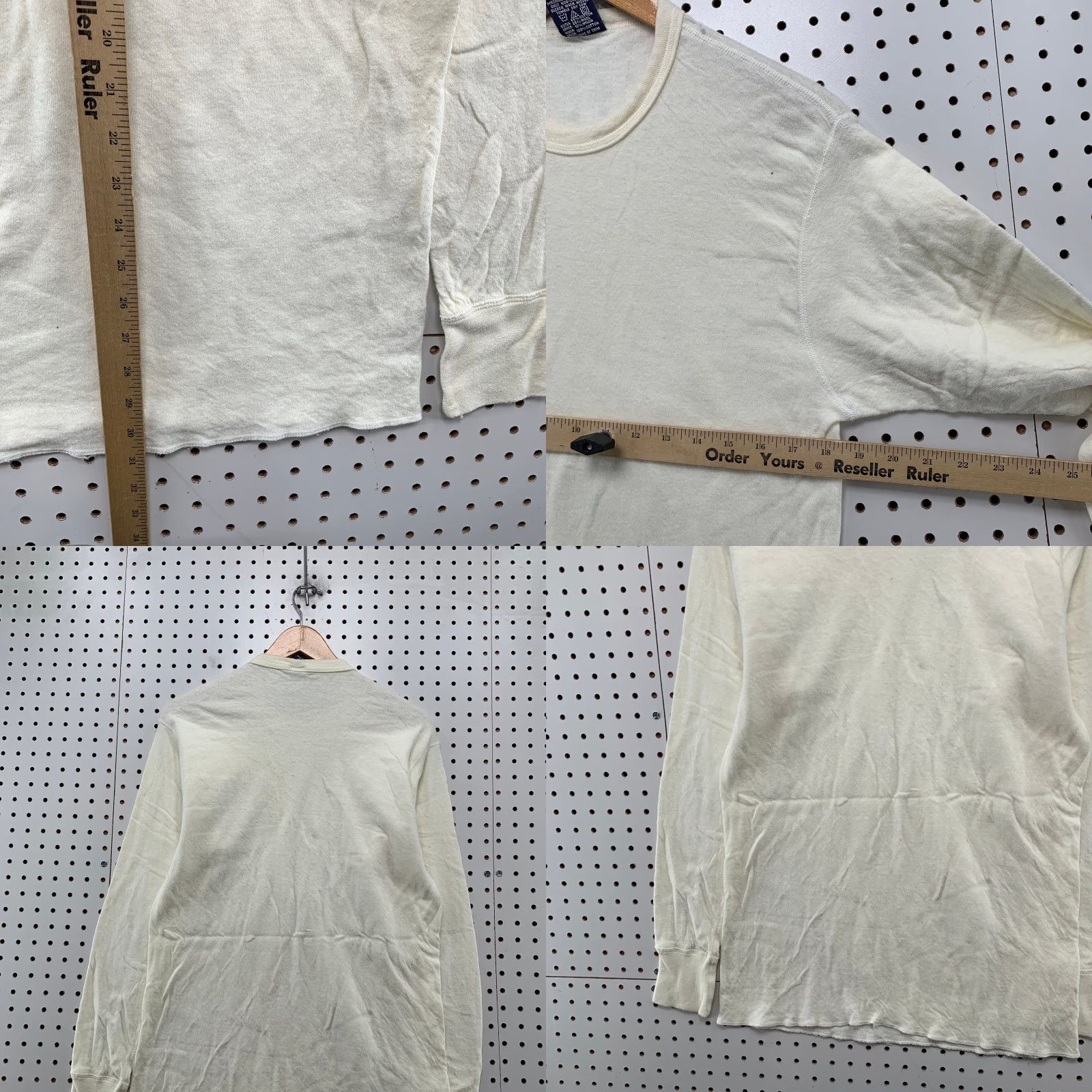 Vintage VINTAGE Duofold Wool Blend Thermal Shirt Mens Large Cream Long Sleeve USA Size US L / EU 52-54 / 3 - 9 Thumbnail