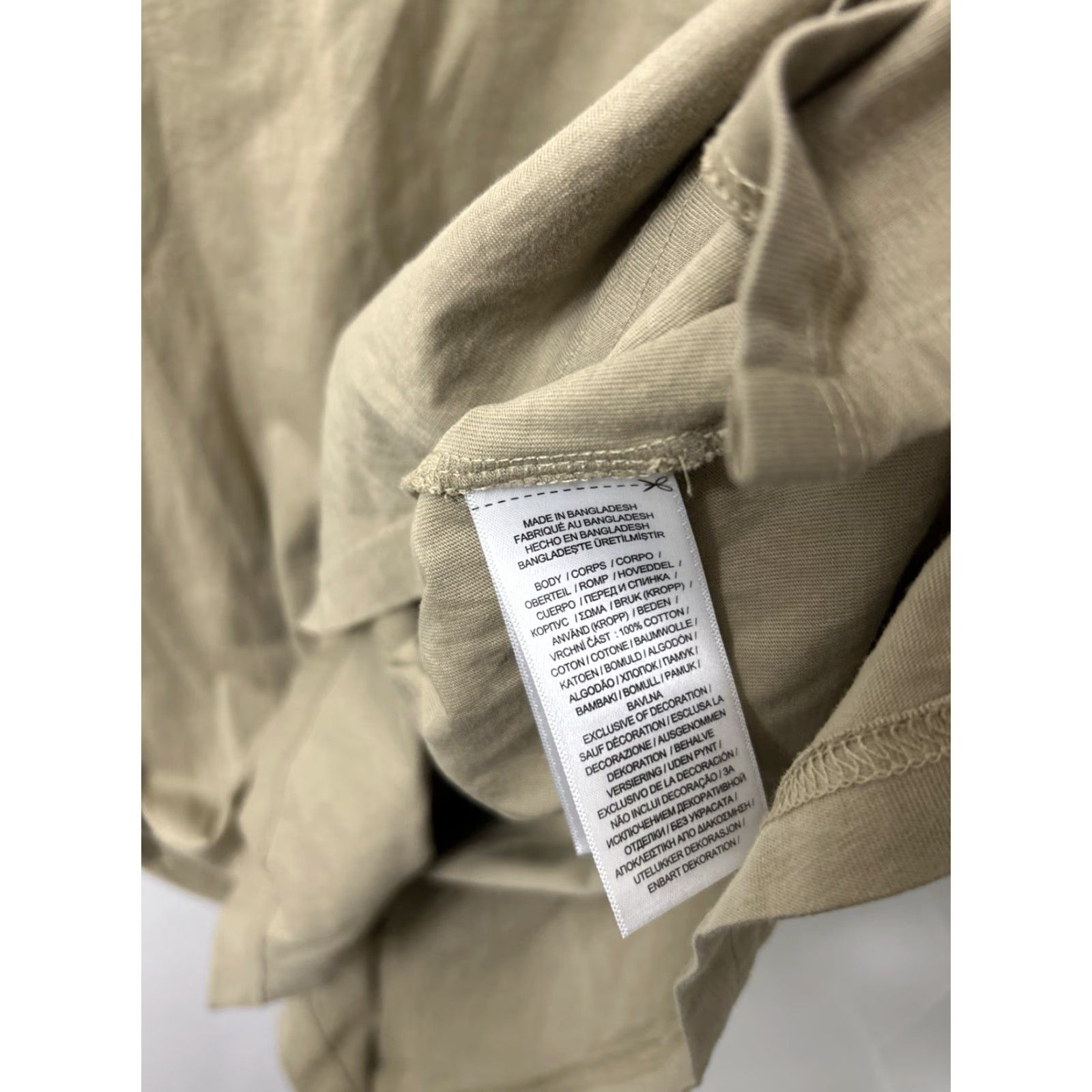 Polo Ralph Lauren Polo Ralph Lauren Shirt Mens Large Khaki Tan Classic Fit Pocket S/S Beige 100% Cotton Logo Embroidered Size US L / EU 52-54 / 3 - 6 Thumbnail
