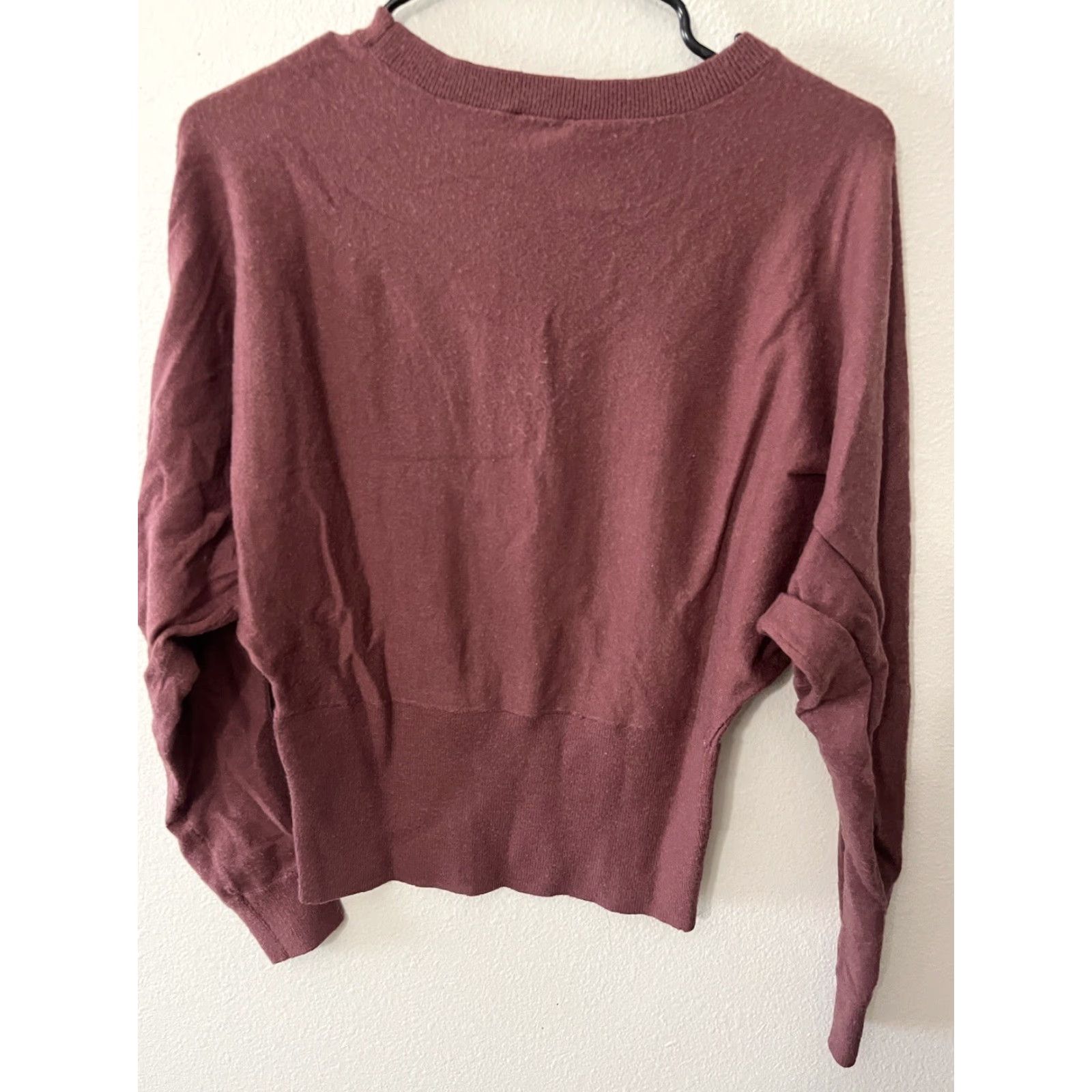 Express Express Burgundy Striped Long Sleeve Crew Neck Shirt Small 90s Mens Size US S / EU 44-46 / 1 - 3 Thumbnail