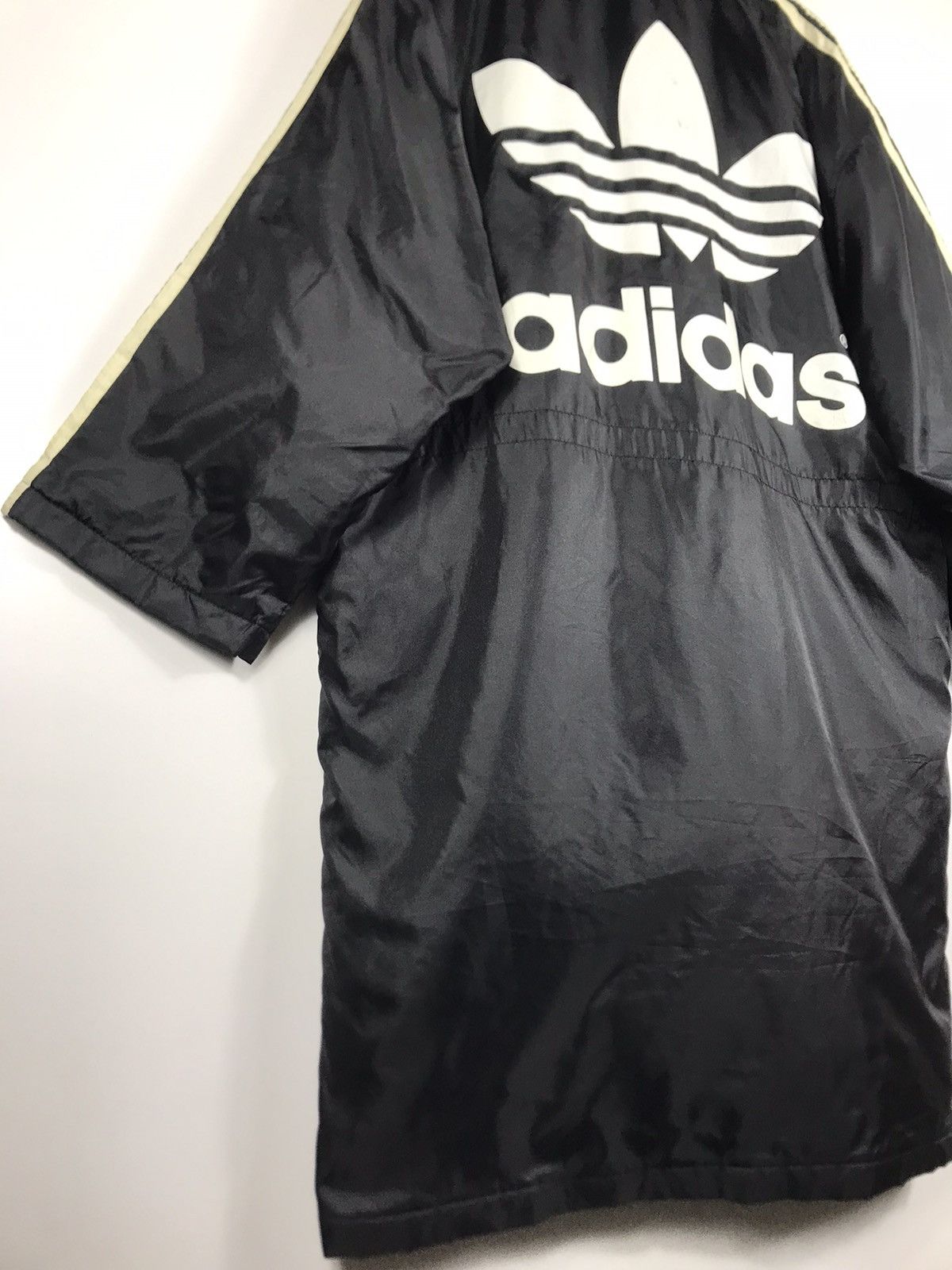 Adidas × Vintage ⚡️Vintage Adidas Hooded Round Stripes Coat Jacket Size US M / EU 48-50 / 2 - 14 Thumbnail
