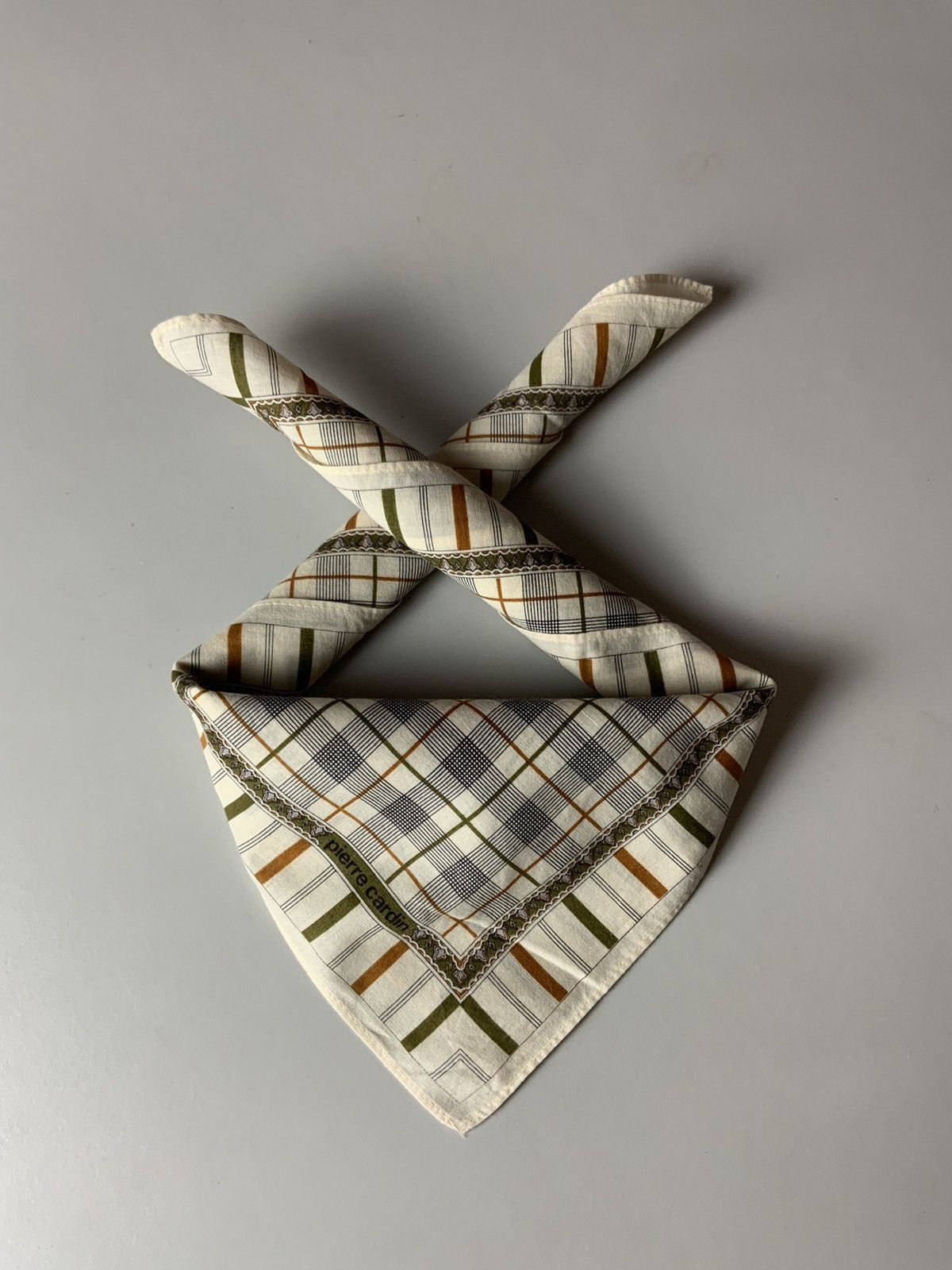 Japanese Brand Pierre Cardin Bandana Size ONE SIZE - 1 Thumbnail