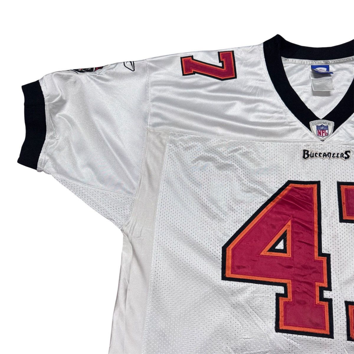 NFL John Lynch Reebok Tampa Bay Buccaneers Jersey 2002 On Field Size US XXL / EU 58 / 5 - 5 Thumbnail
