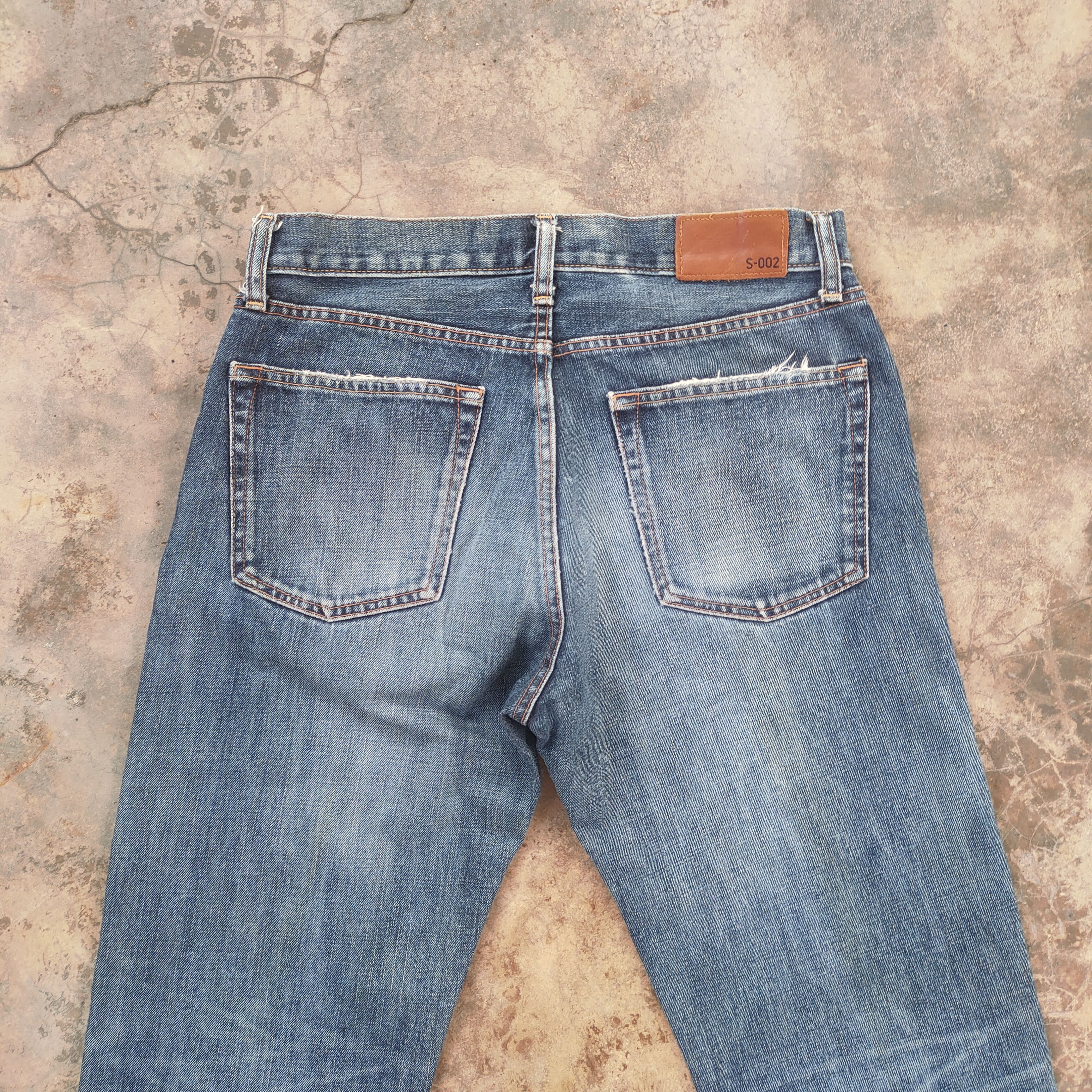 Japanese Brand # Japanese vintage faded distressed jeans denim pants Size US 30 / EU 46 - 9 Thumbnail