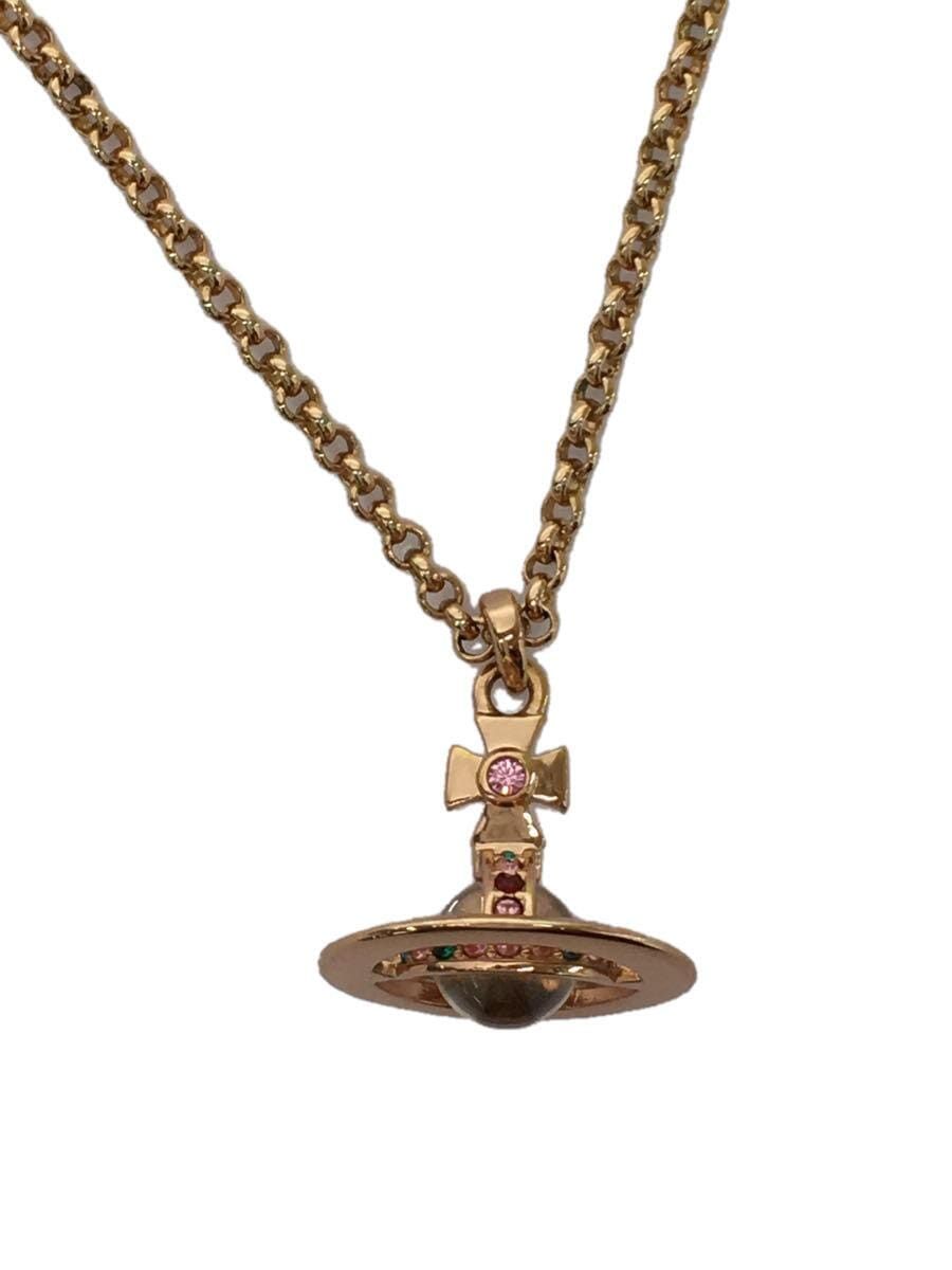 Pre-owned Vivienne Westwood Orb Necklace In Gold